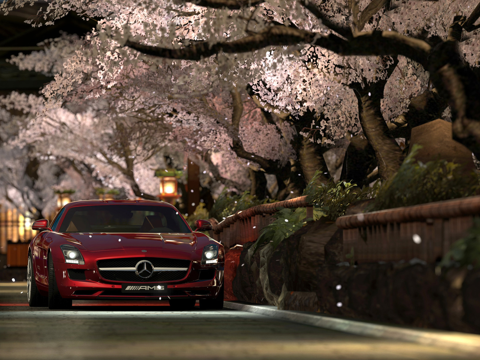 В цвету деревьев