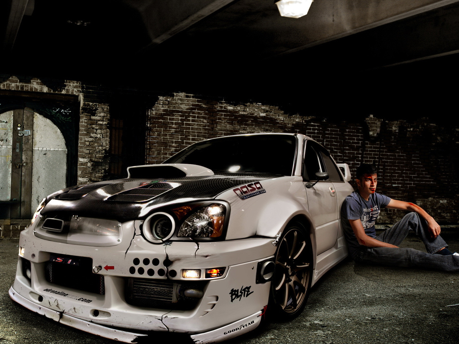 Subaru Impreza Crashed