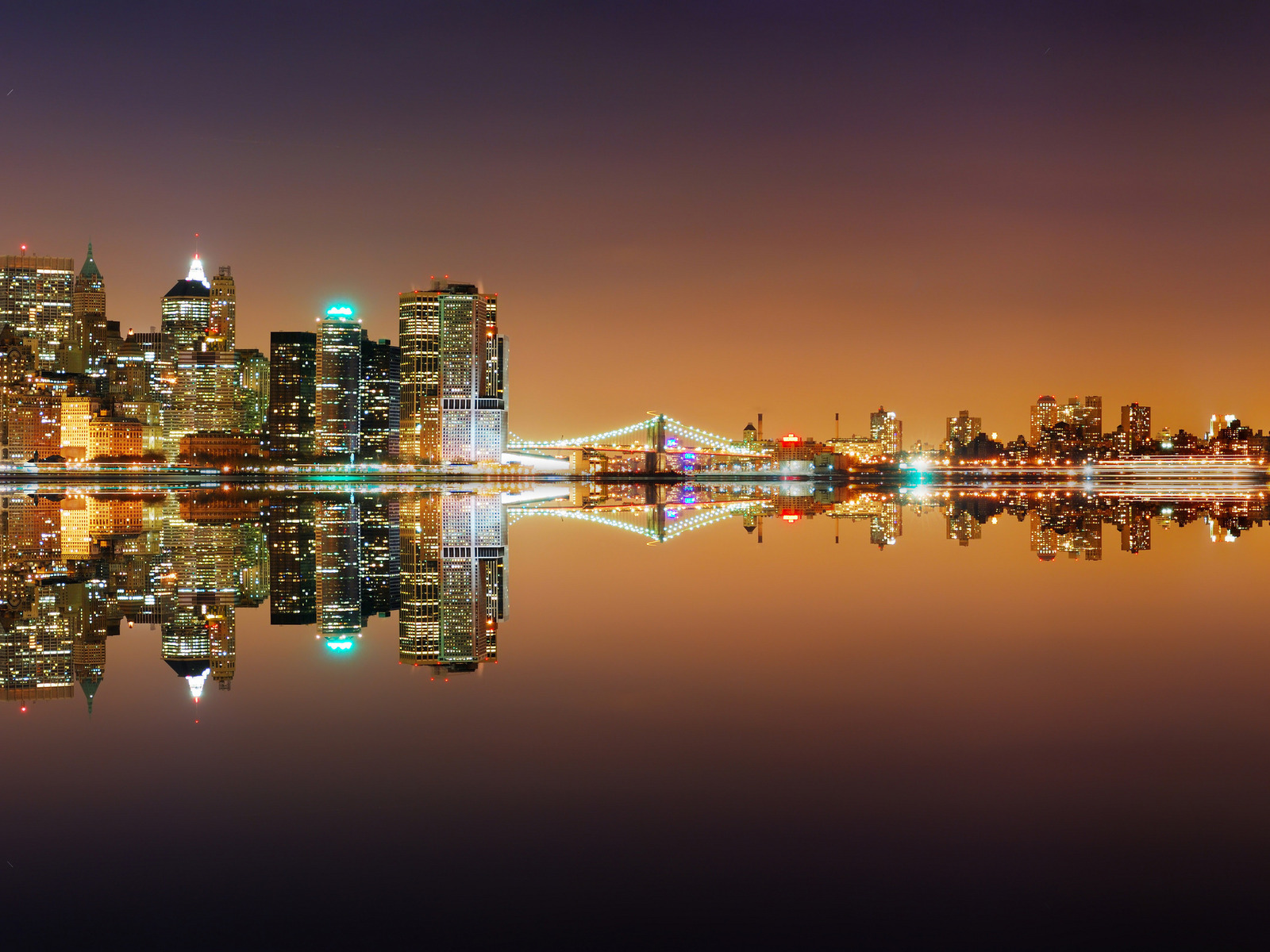 Огни ночного города