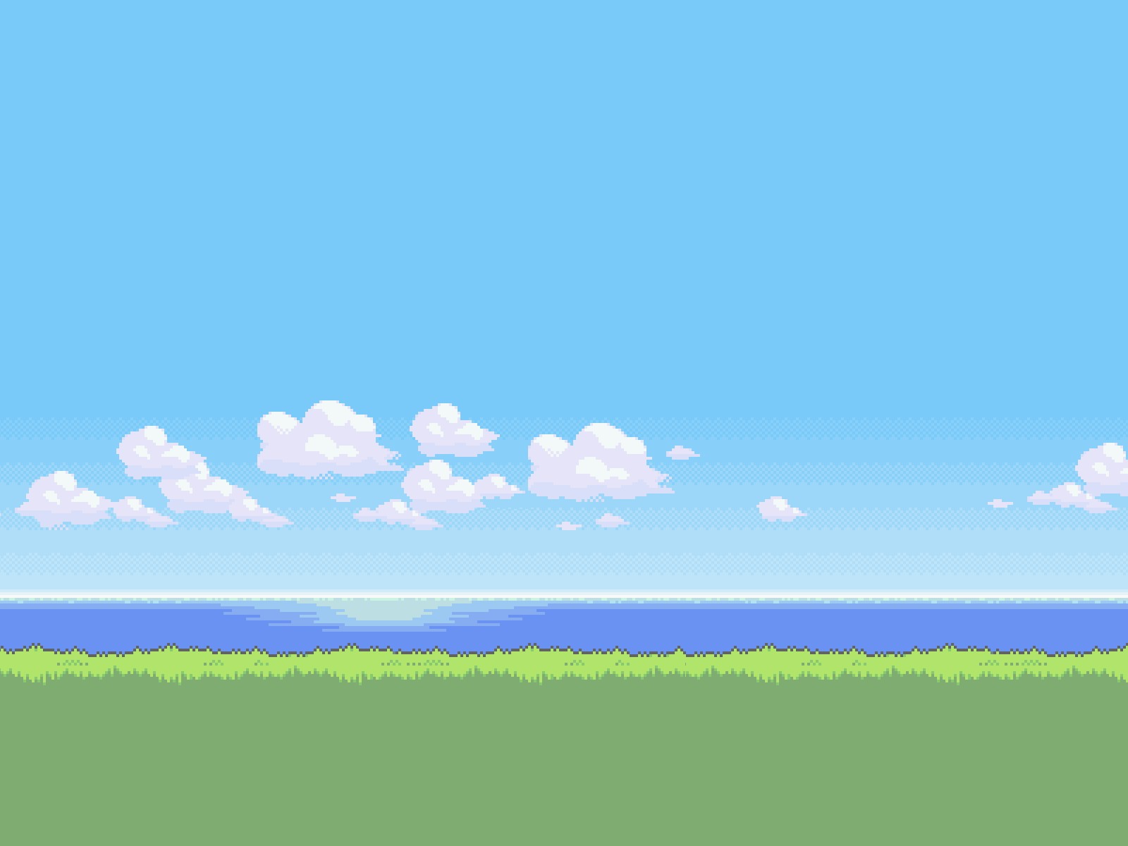 Голубое небо