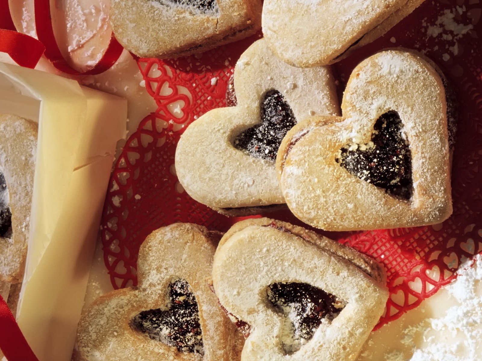 Печенья-сердечки