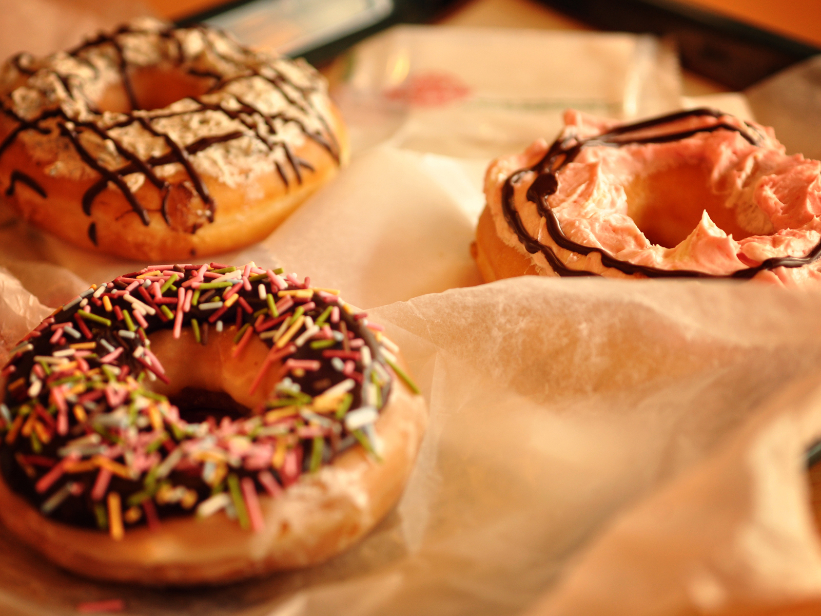 Разные пончики