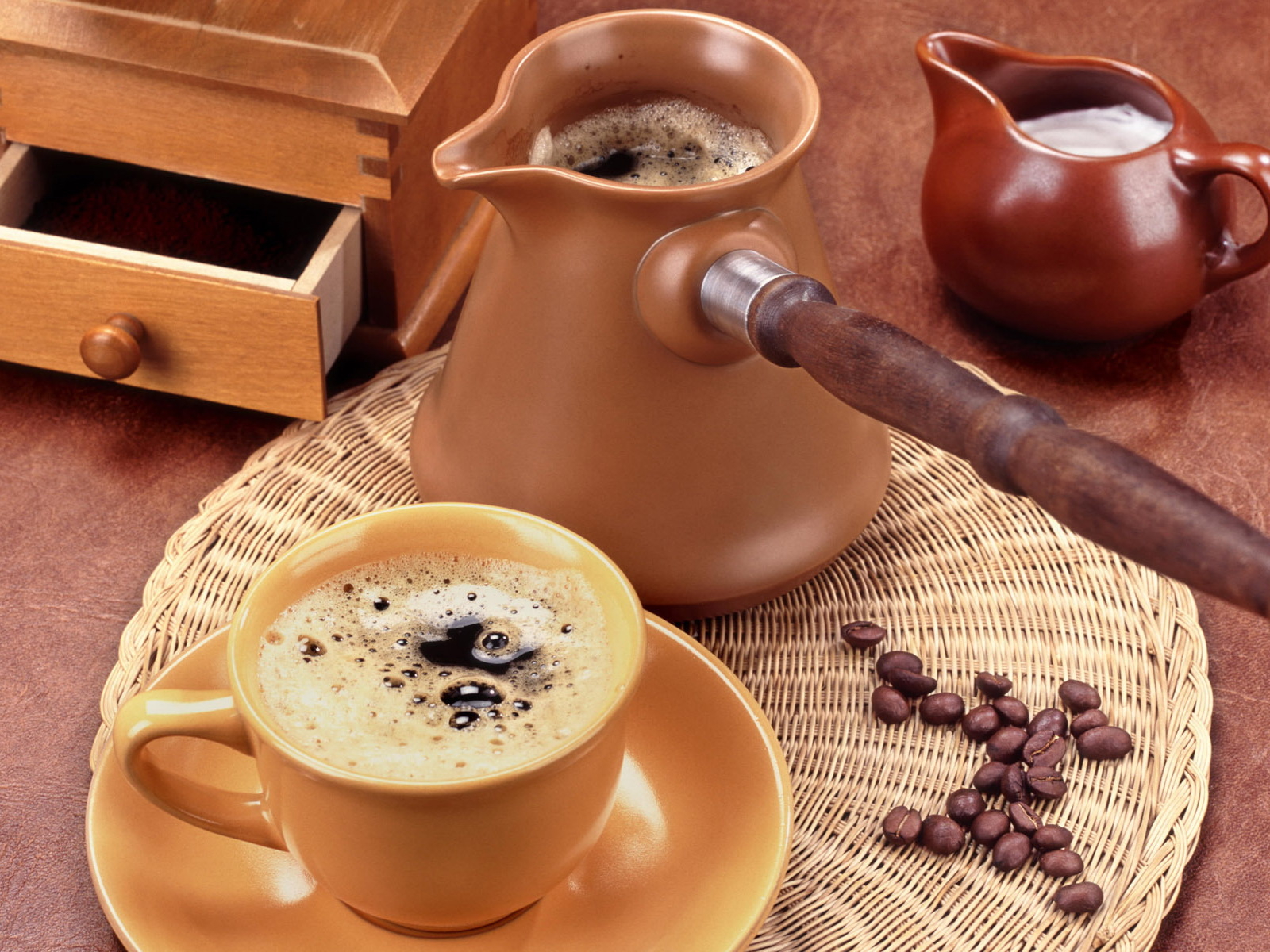 Свежесваренный кофе