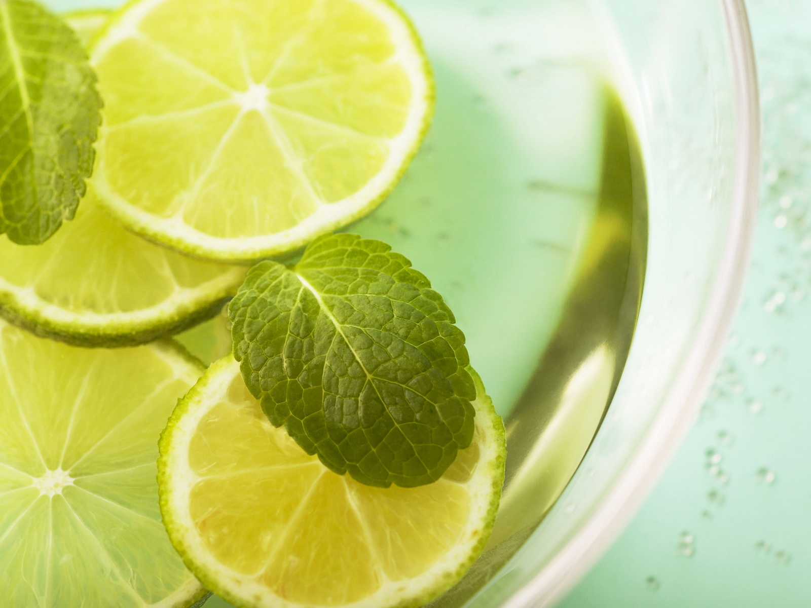 Лайм с мятой