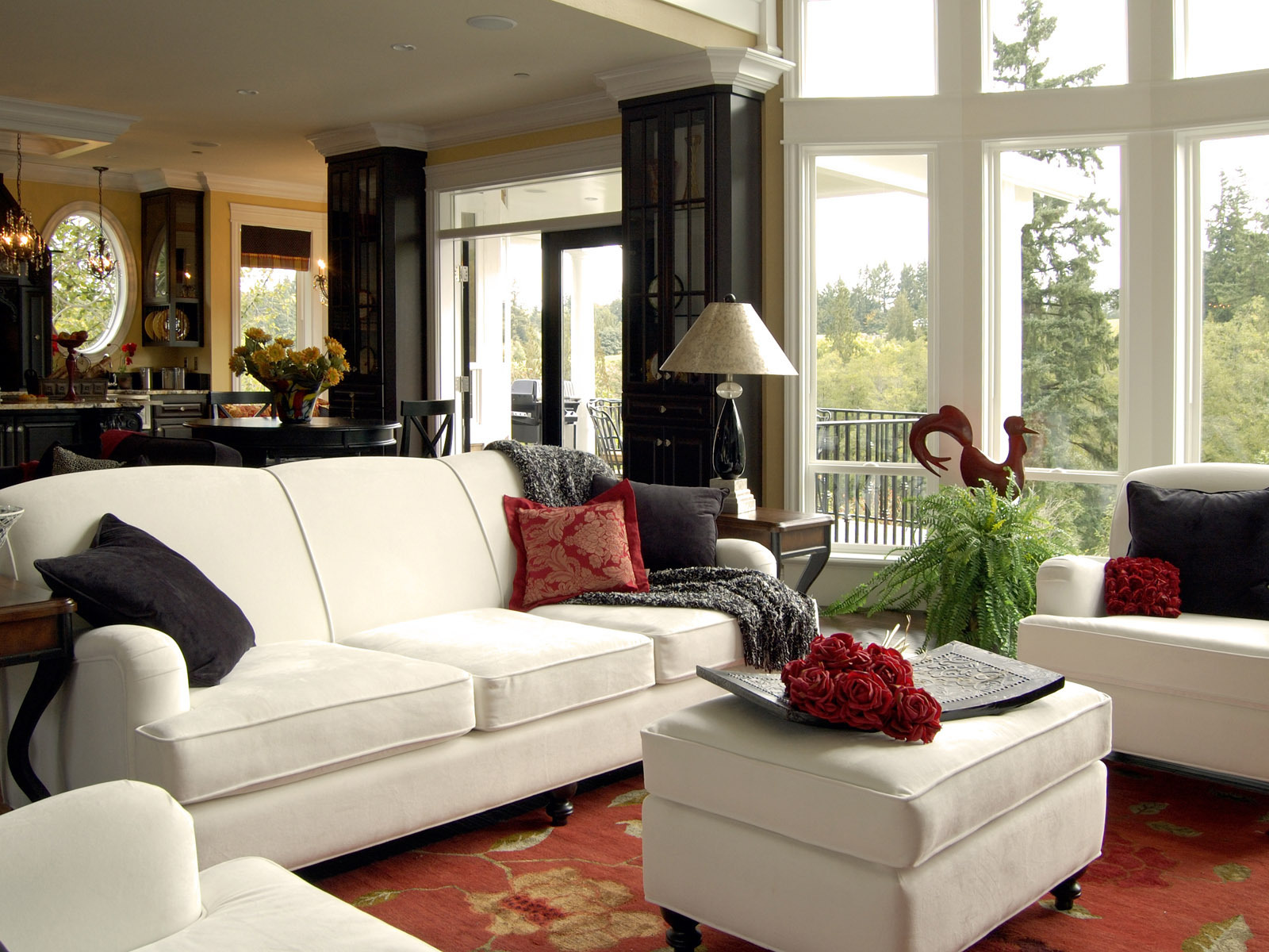 Черно-белый интерьер