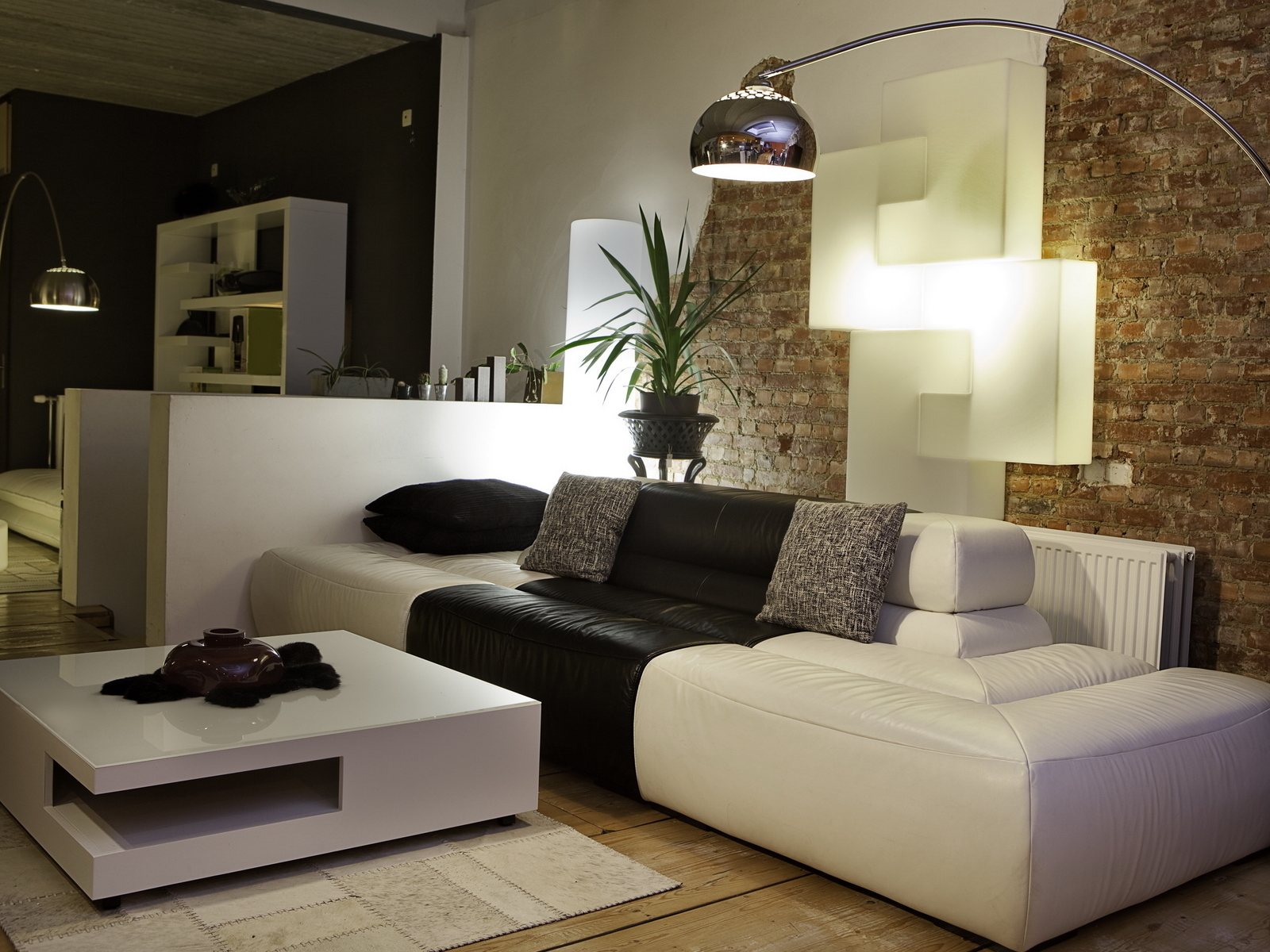 Черно-белый интерьер