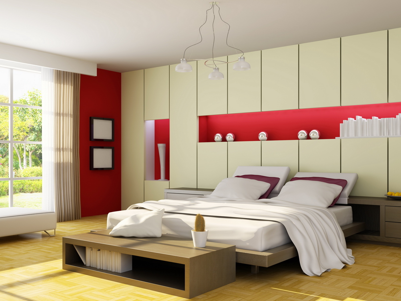 Интерьер спальной комнаты