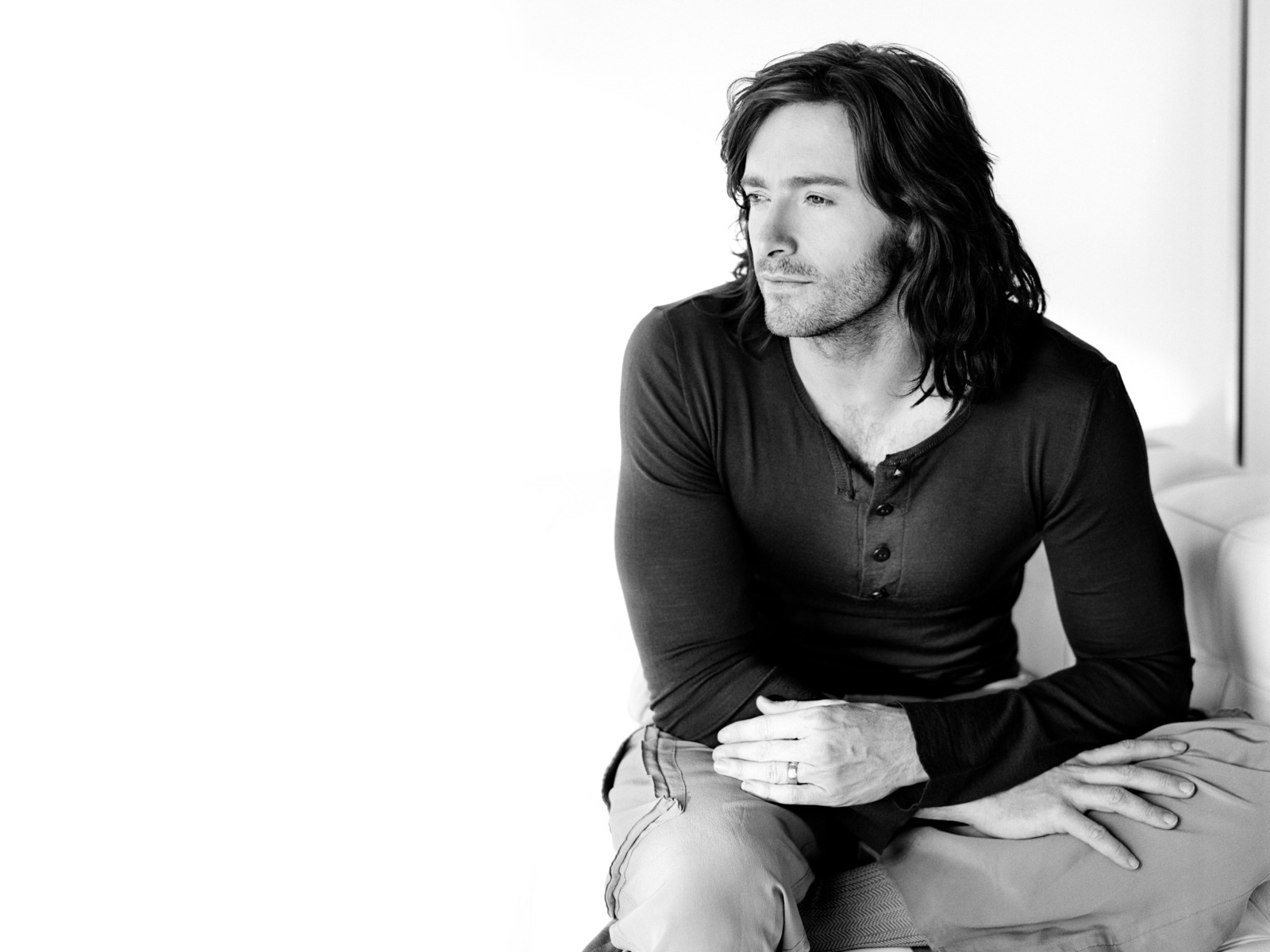 thoughtful Hugh Jackman