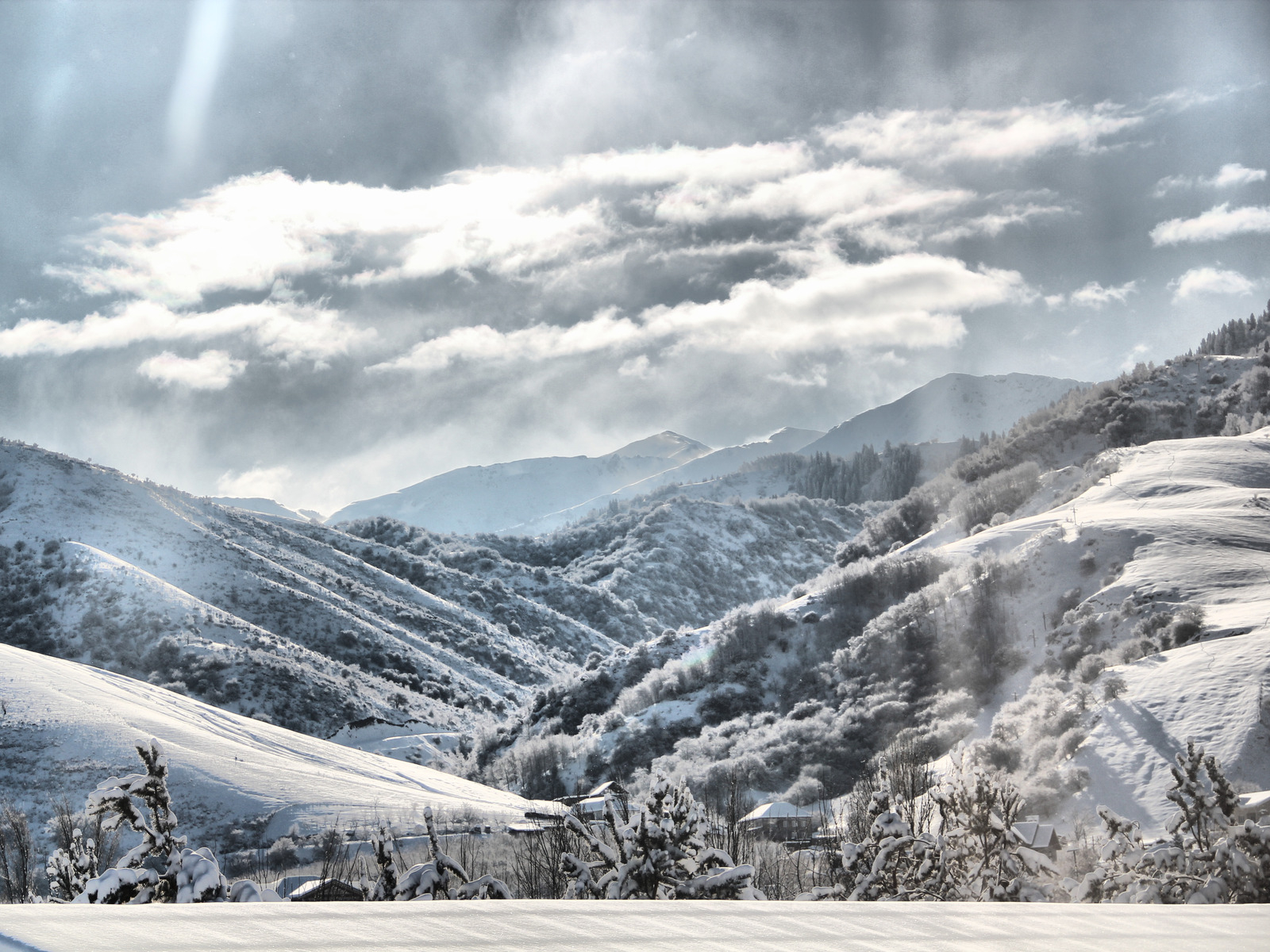 Снежные склоны