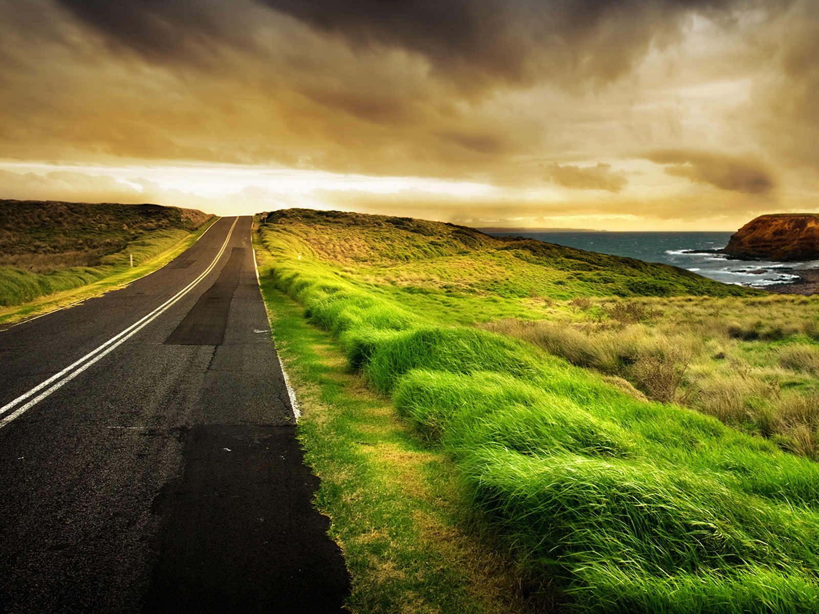 Дорога на побережье