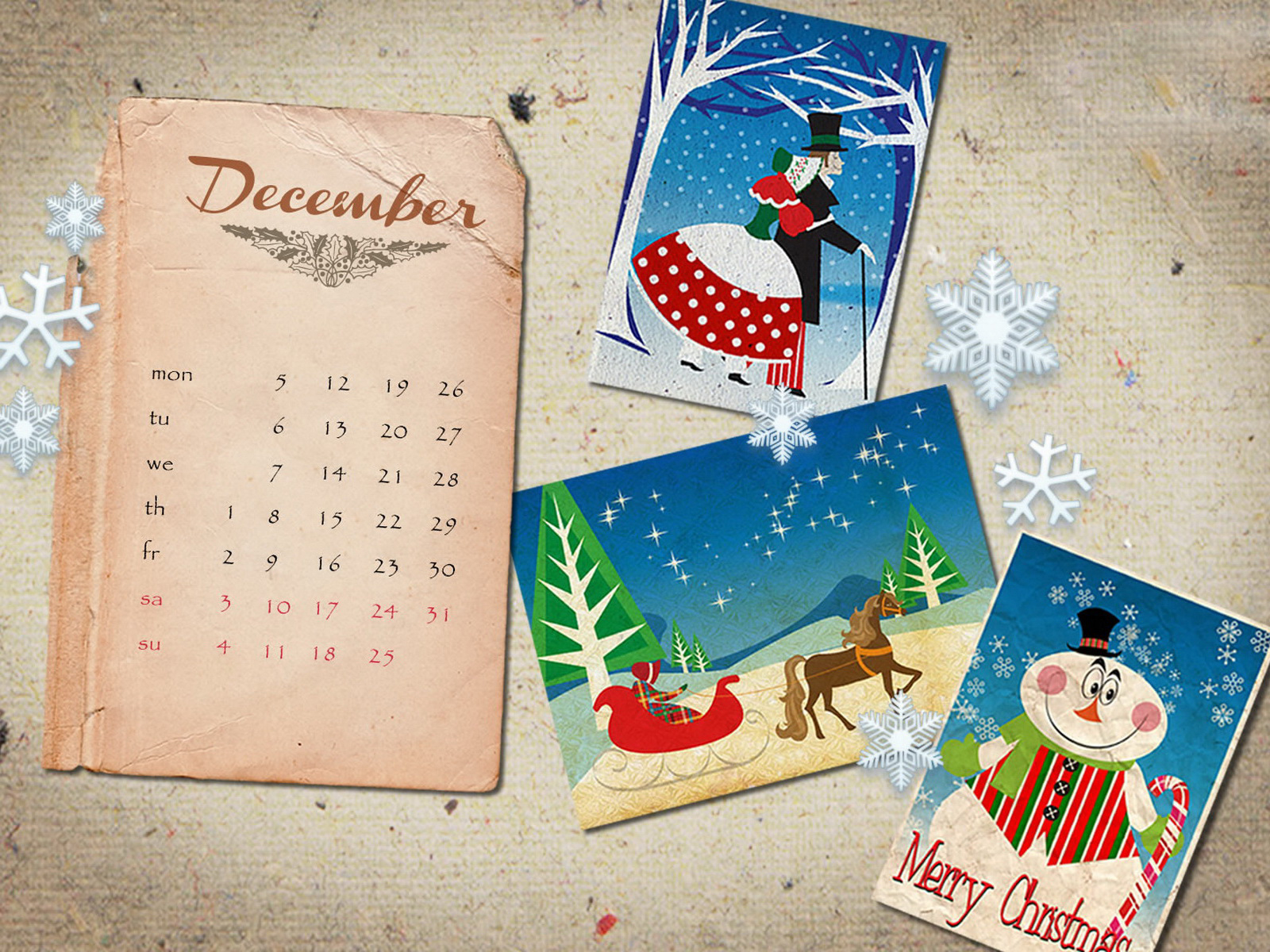 Новогодний календарь