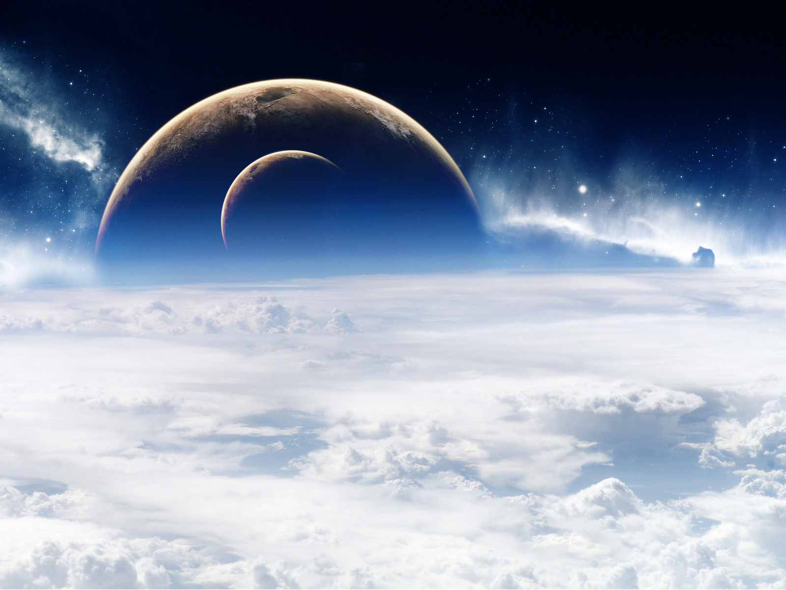 Две планеты на горизонте