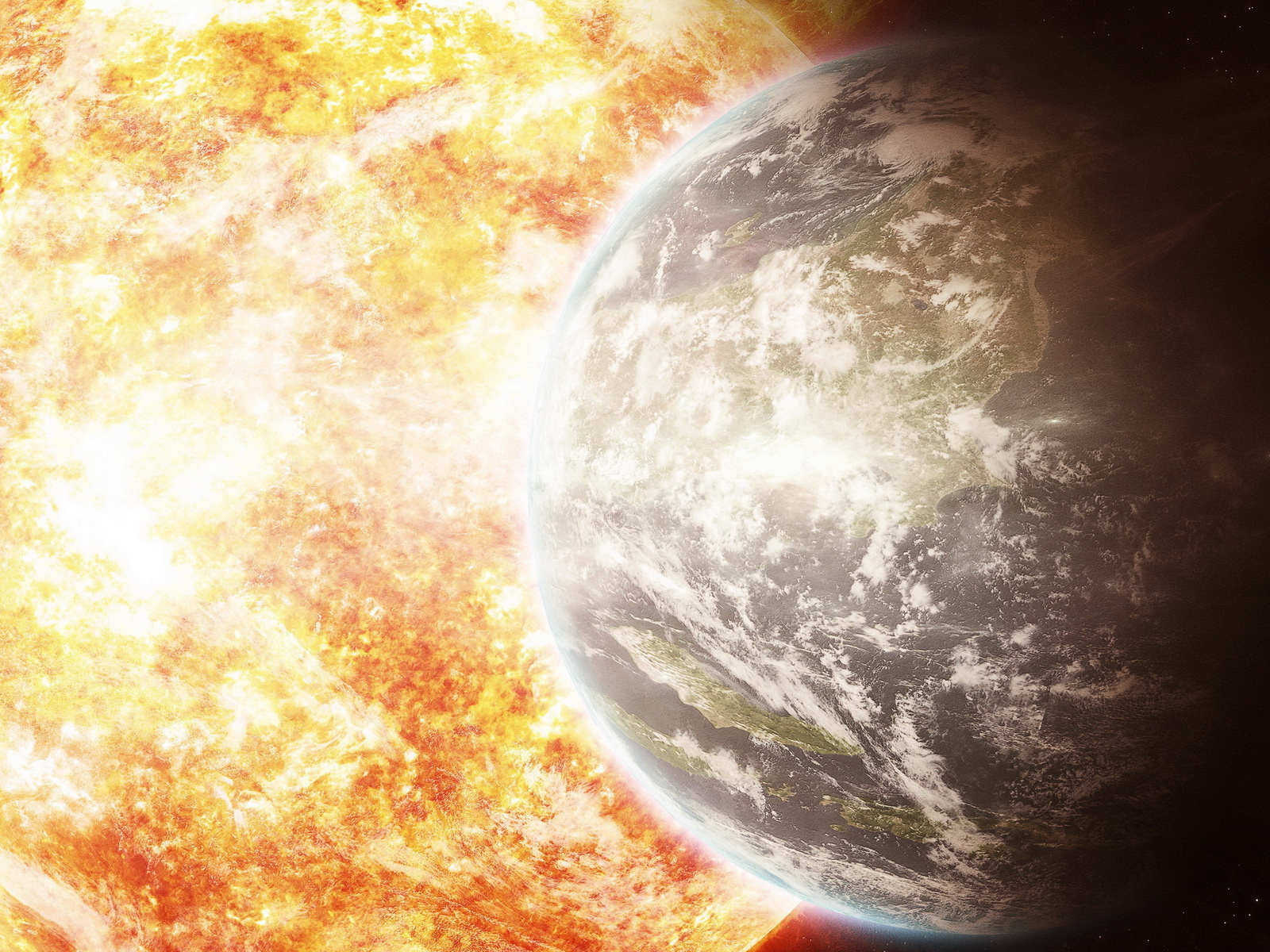 Меркурий и Солнце