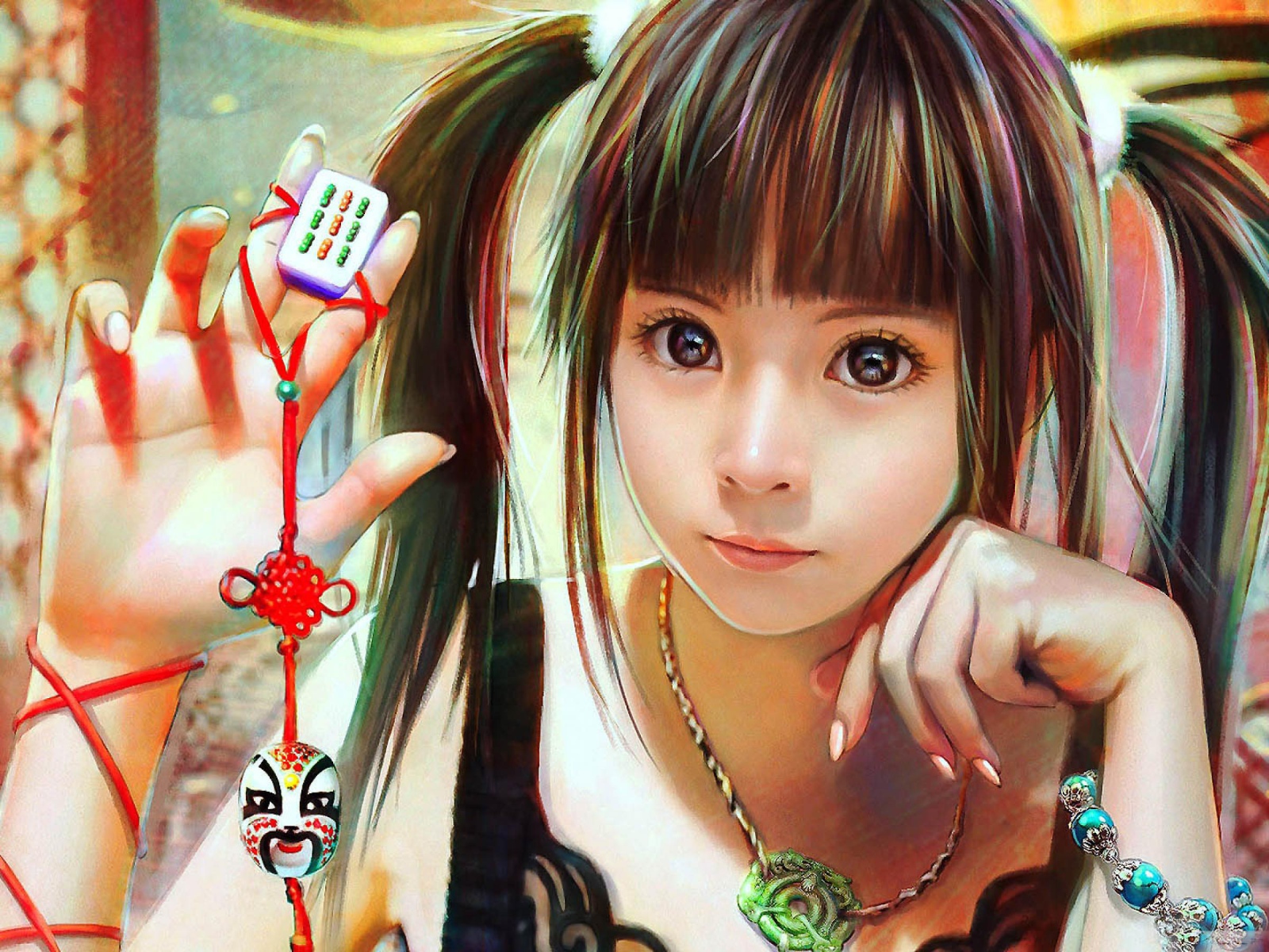 Девочка с амулетом