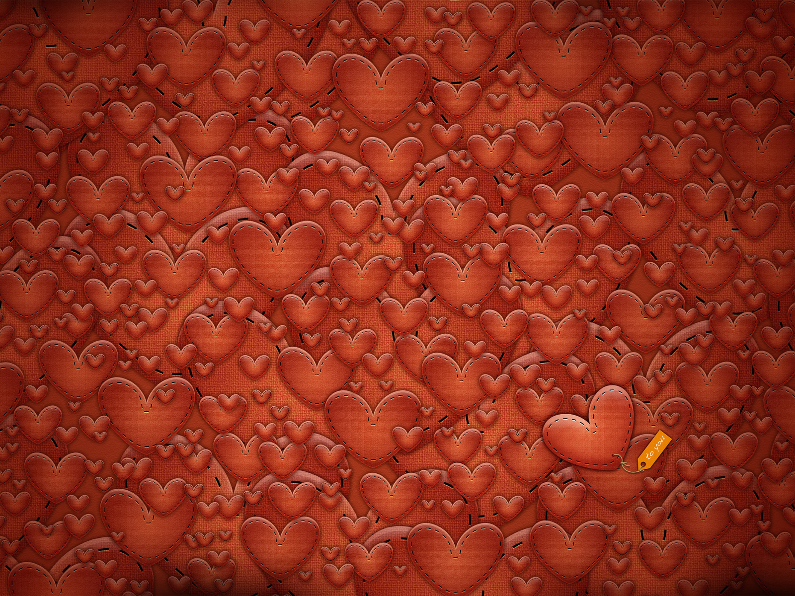 Фон с сердечками