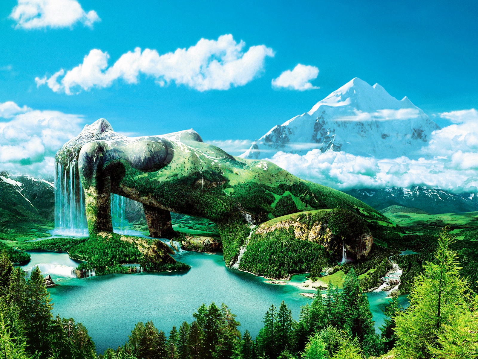 Девушка земля