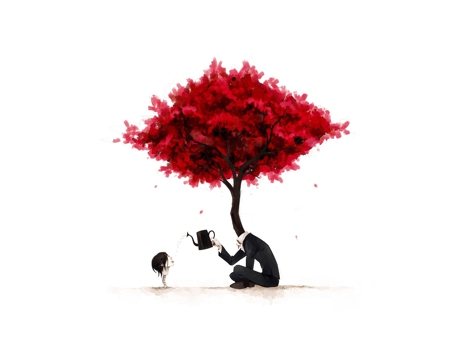 Голова дерево