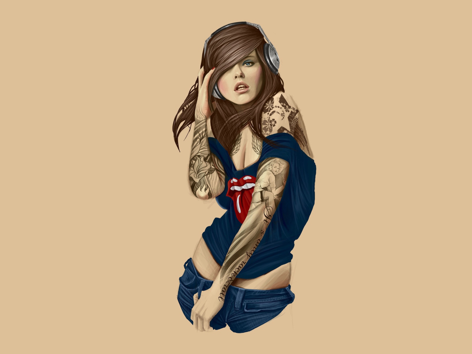 Girl with tatoo 2012