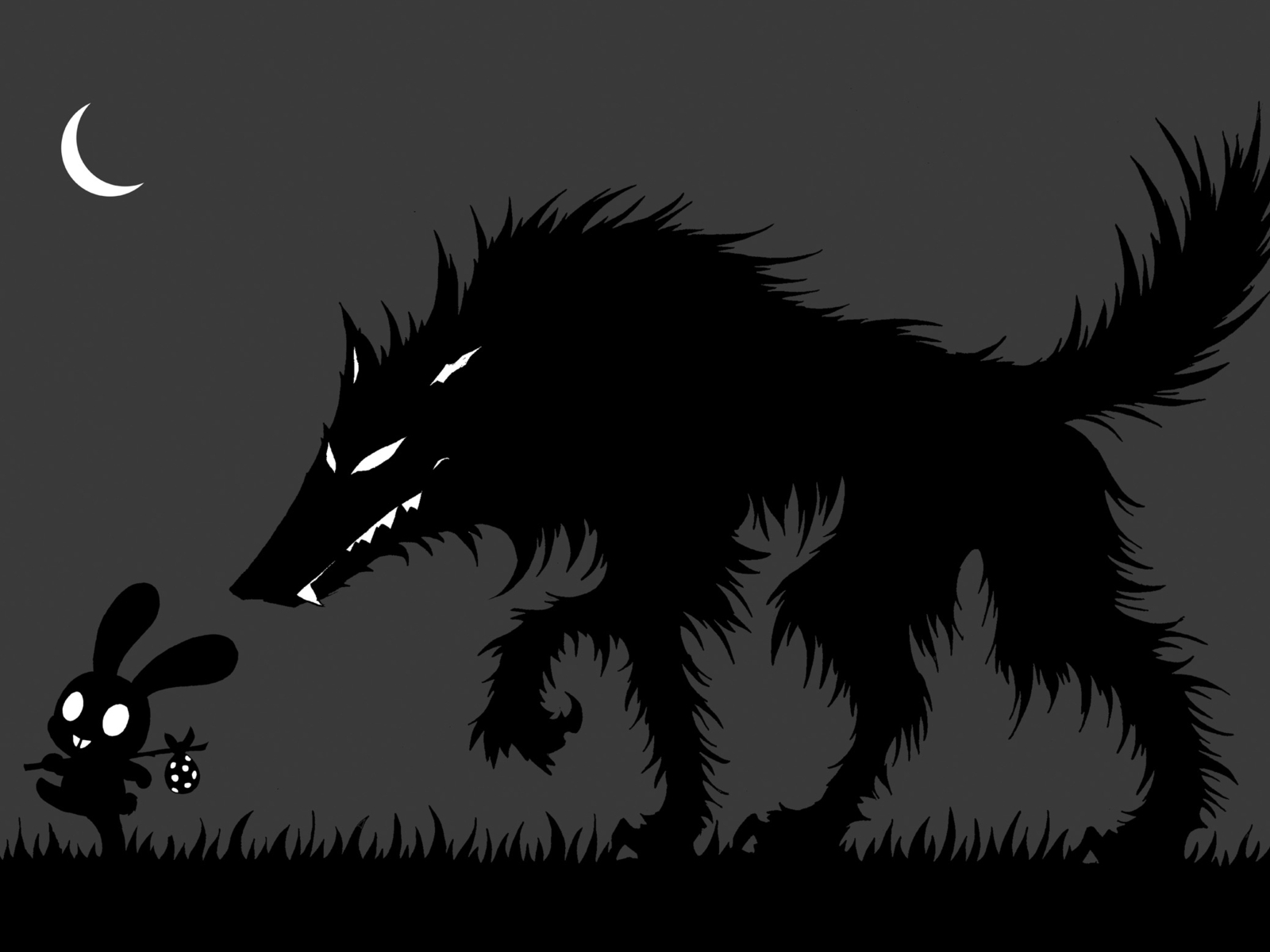 Волк и заяц