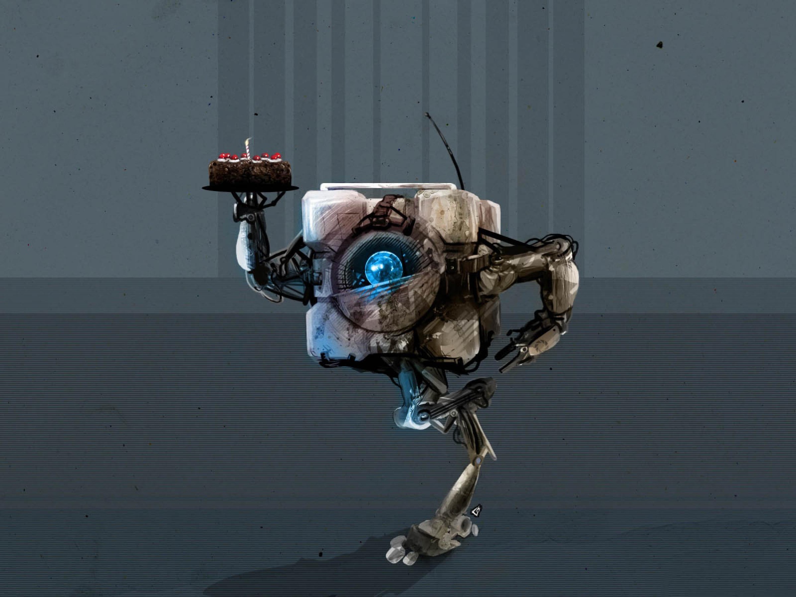 Робот из игры Portal