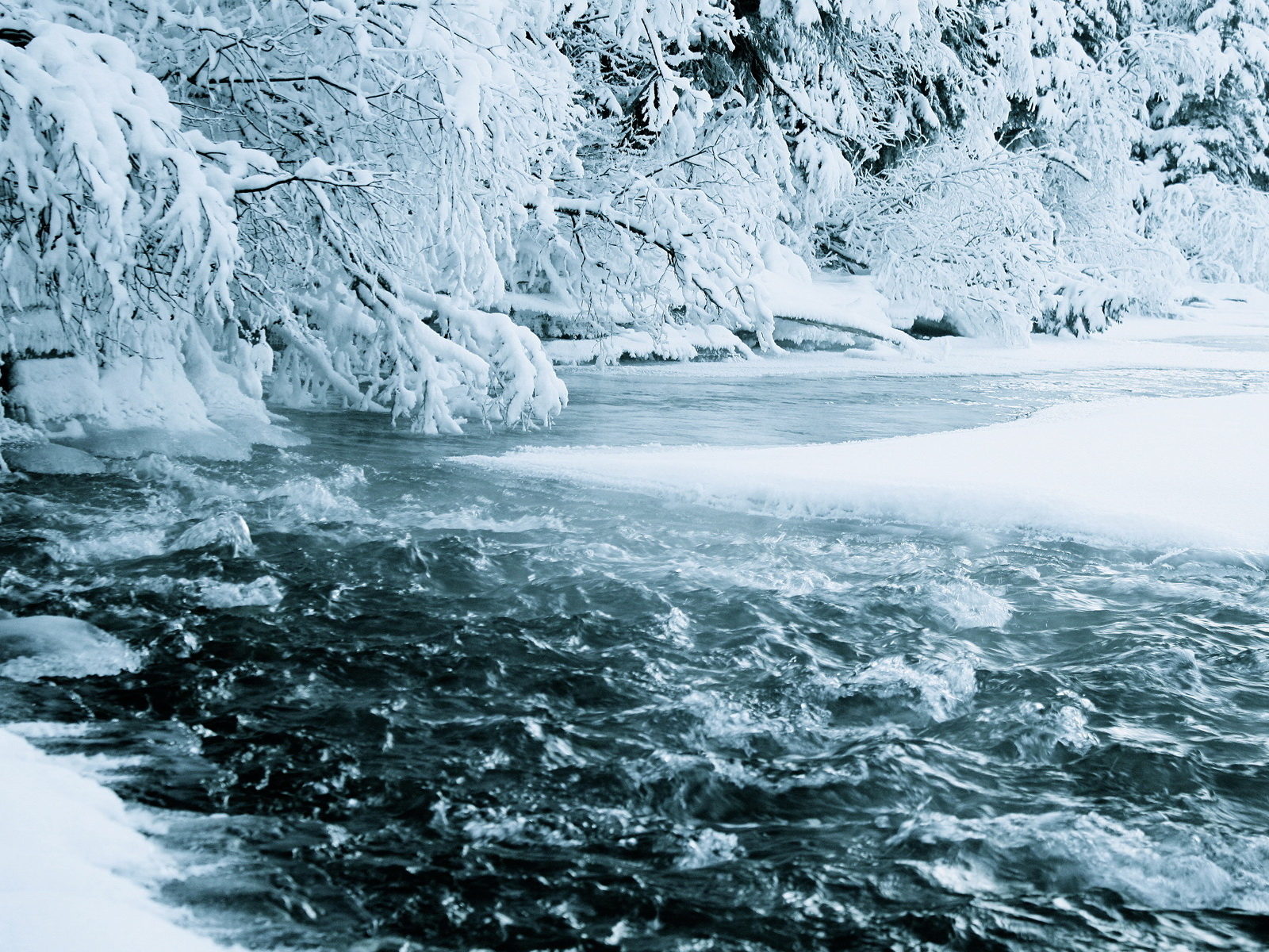 Зимняя река