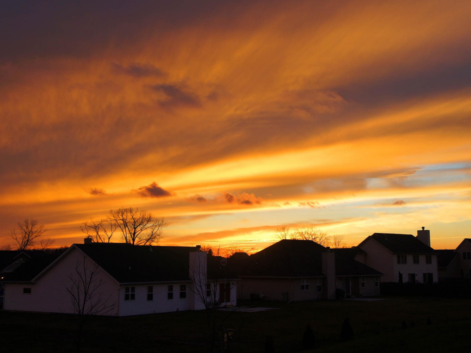 Закат в Висконсине