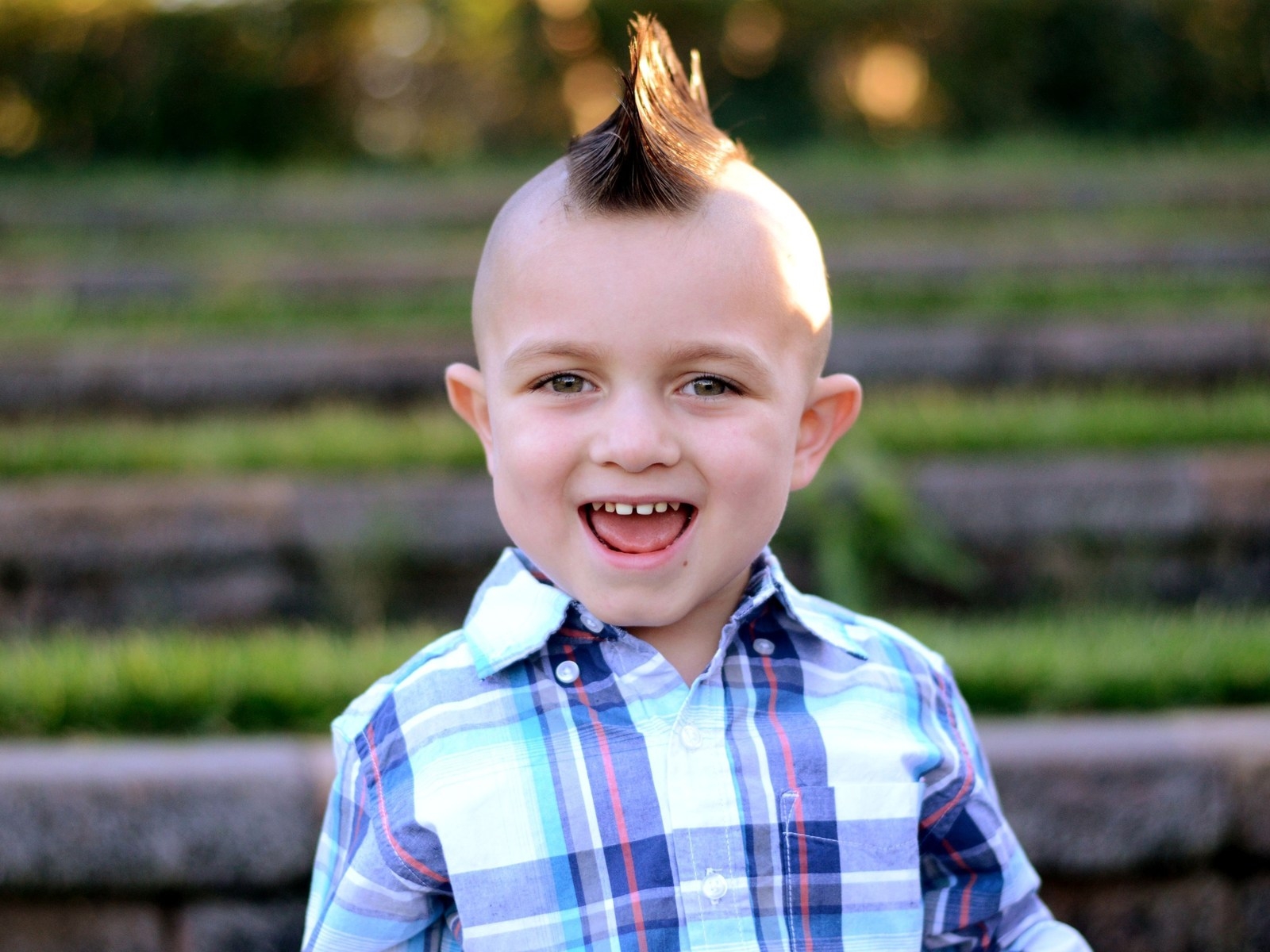 Мальчик с ирокезом