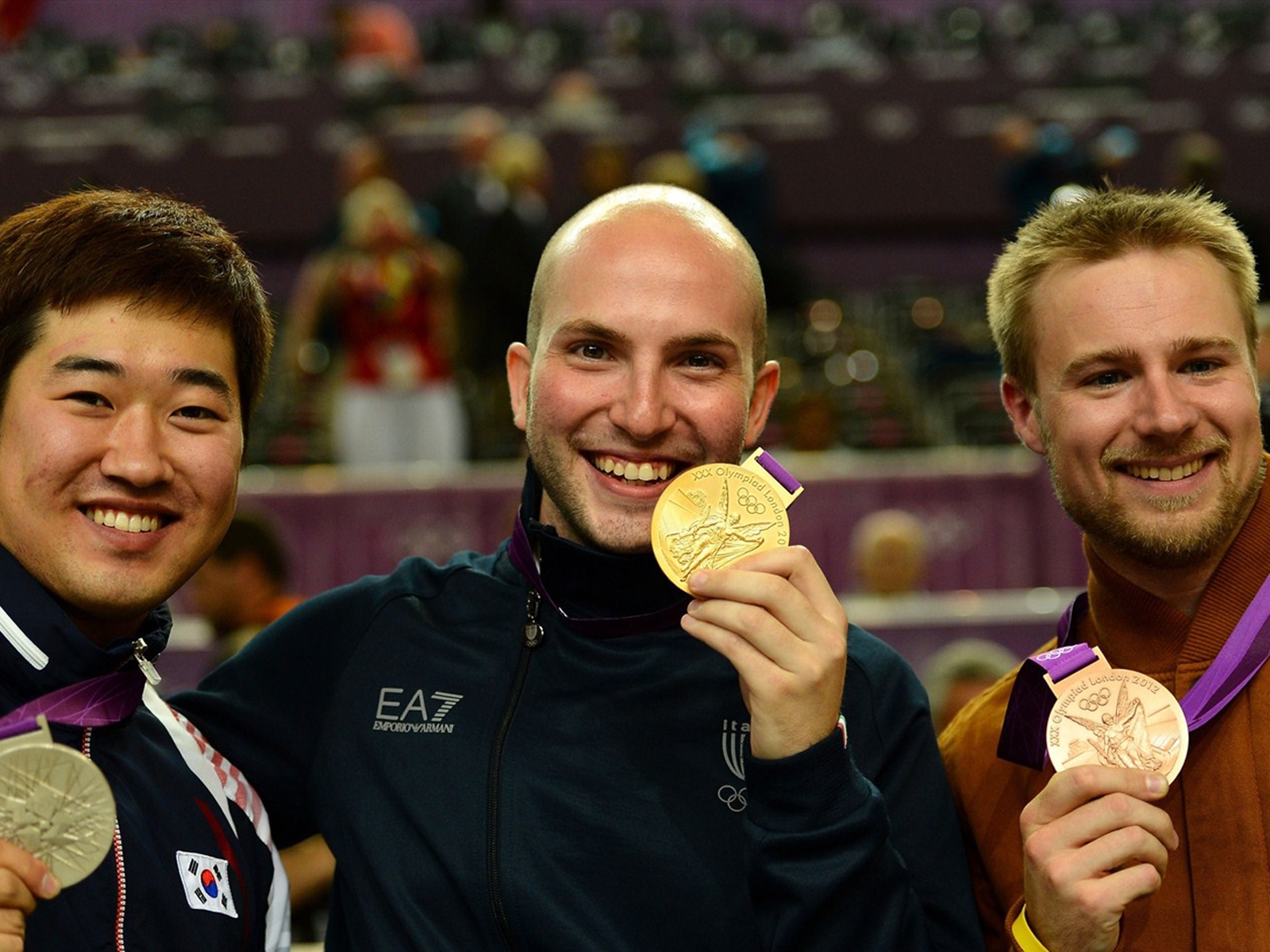 Jonghyun Kim, Niccolo Campriani, Matthew Emmons