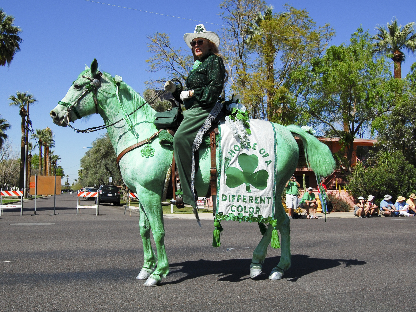 Зеленая лошадь