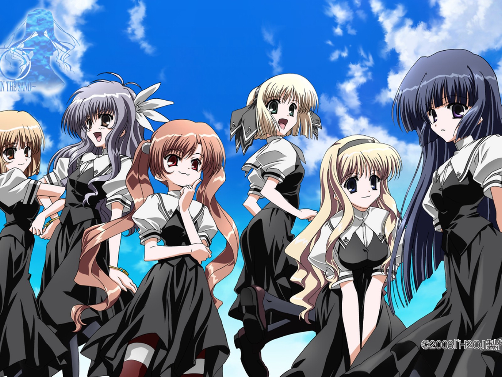 H2O Следы на песке