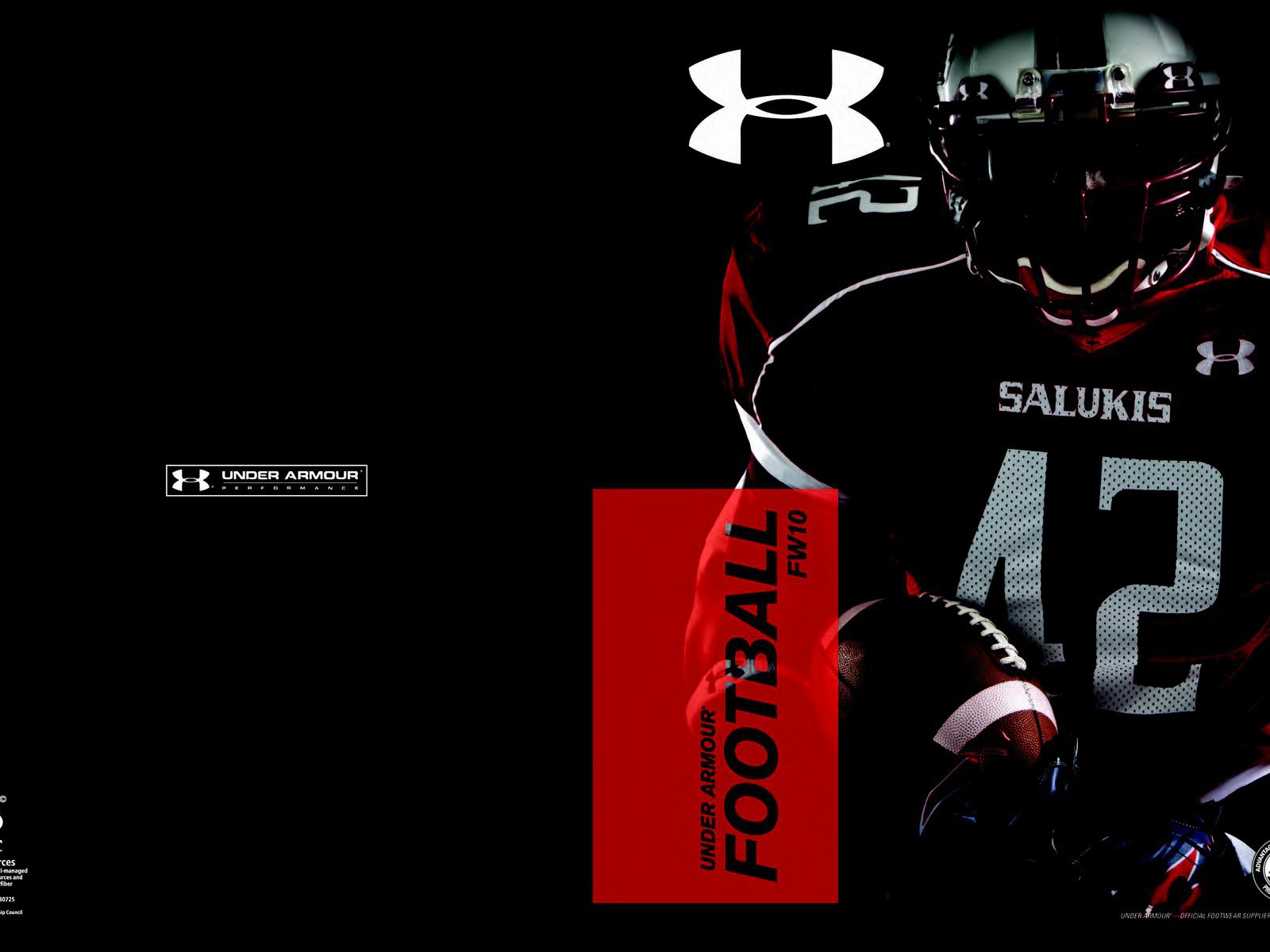 Игрок Американского футбола в Under Armour
