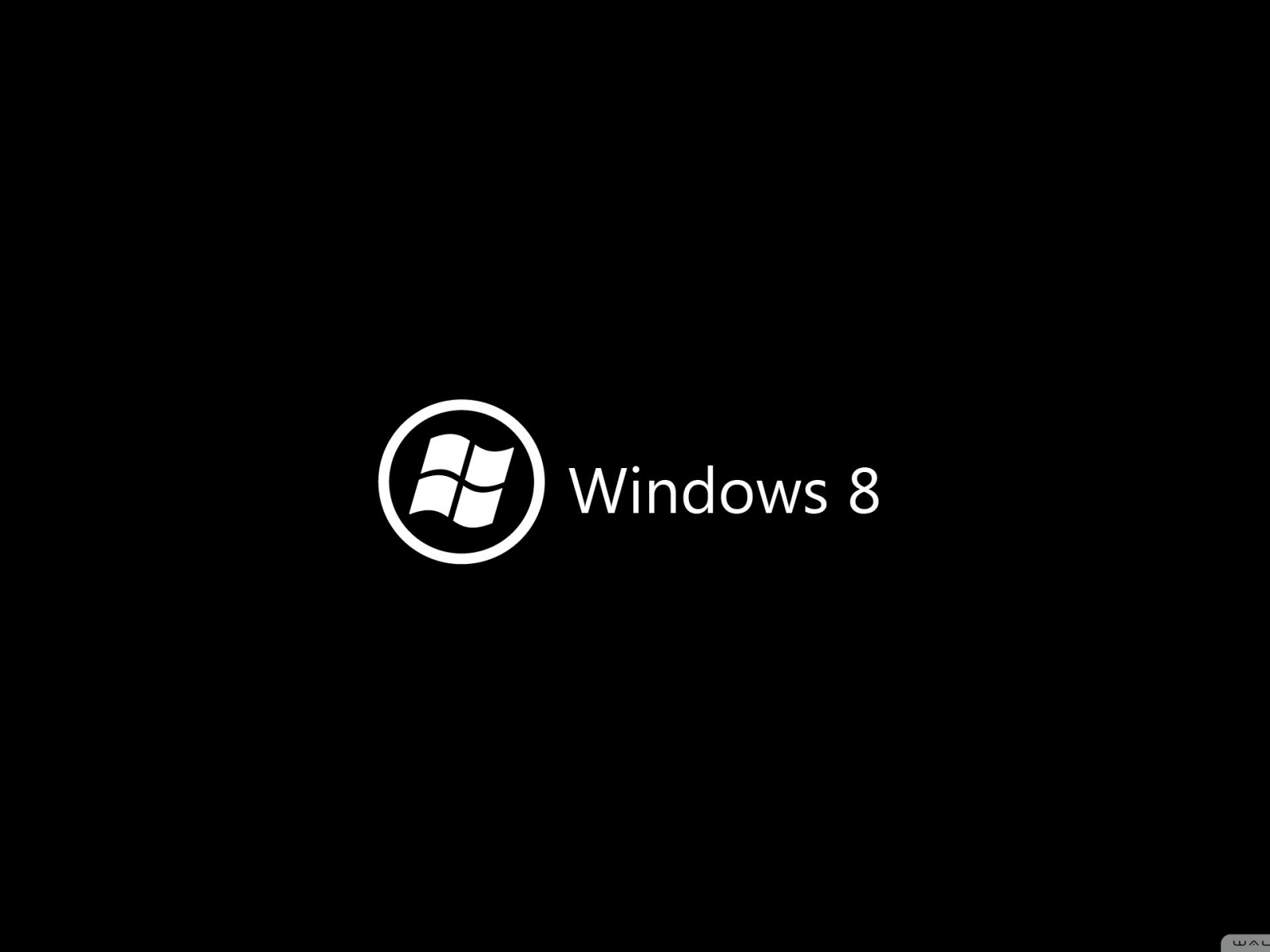 Windows 8 черная тема в стиле минимал