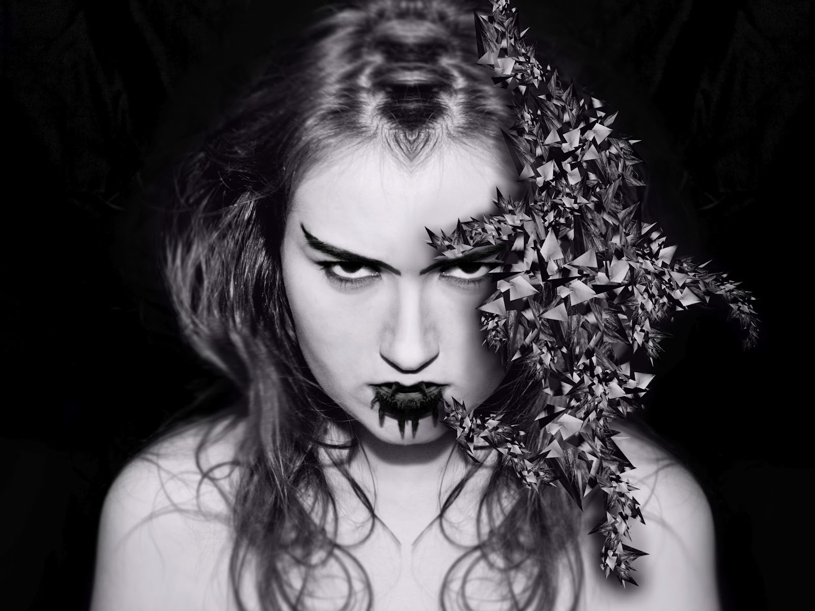 Креативная фотография девушки