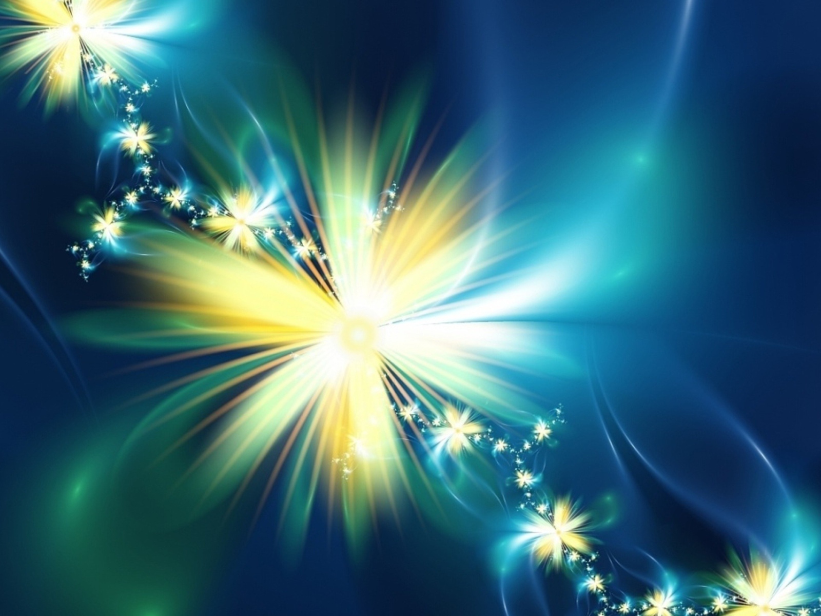 Абстракция с лучами