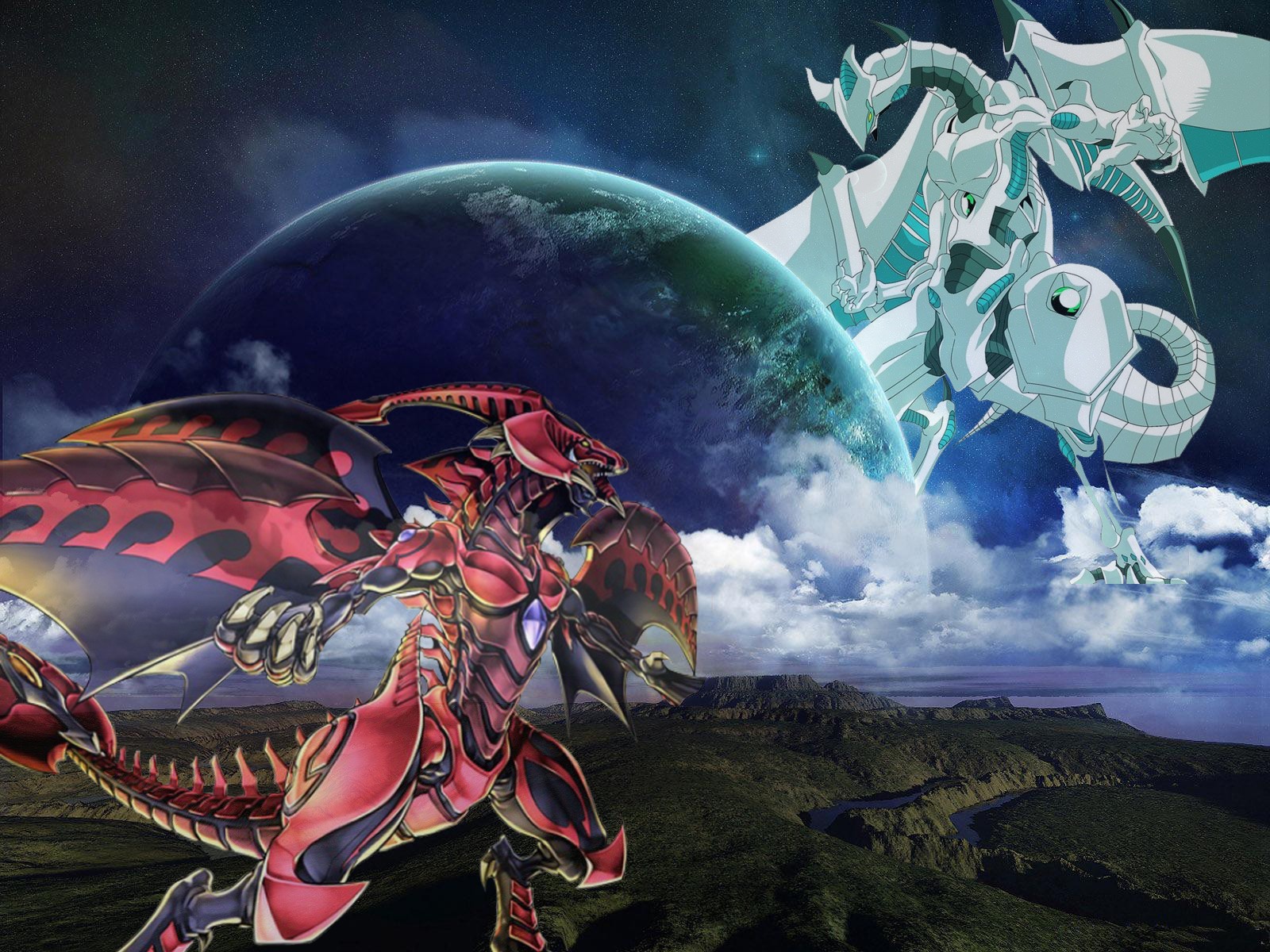 Красный и белый дракон