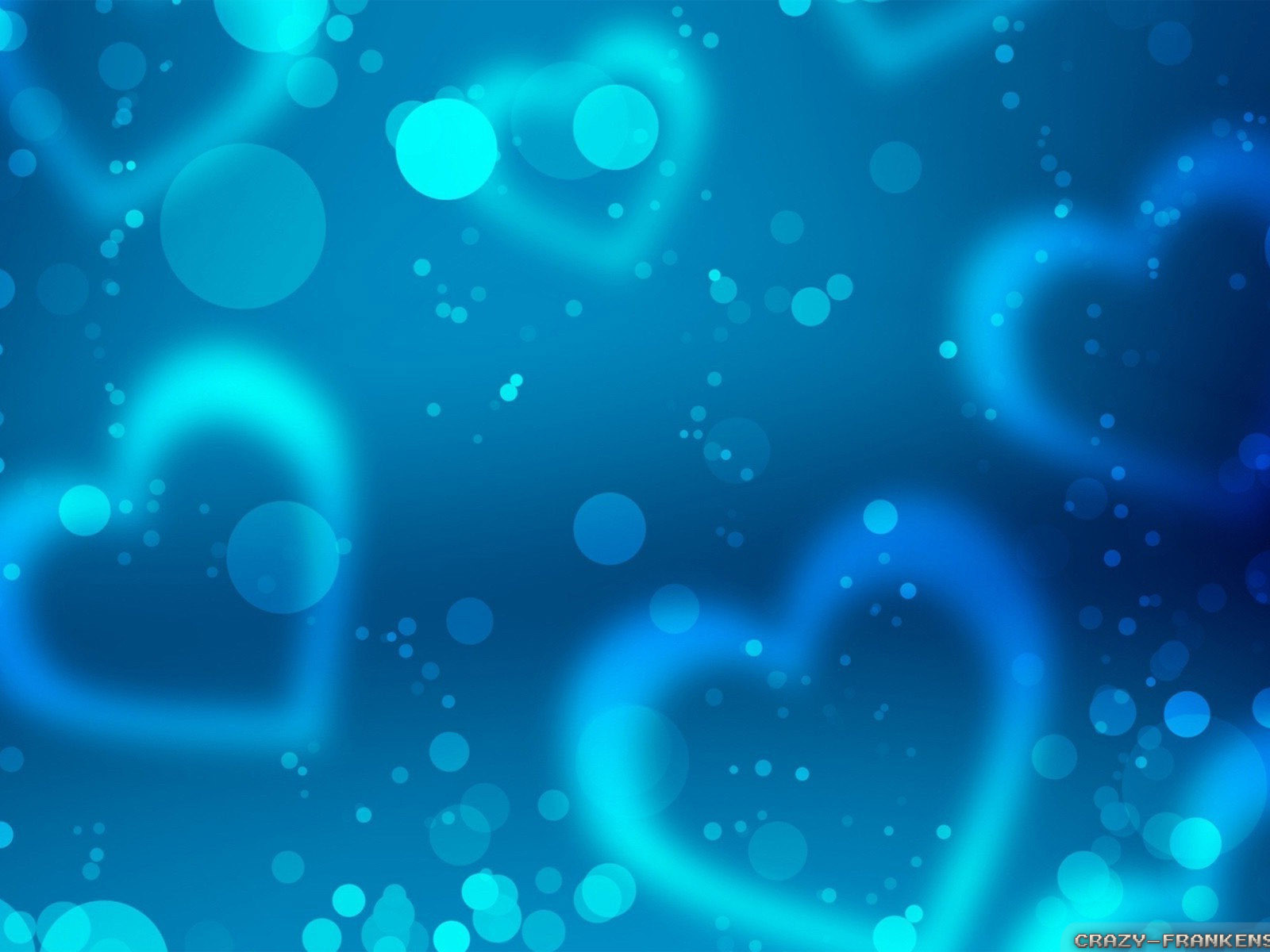 Голубое сердце на день рождения