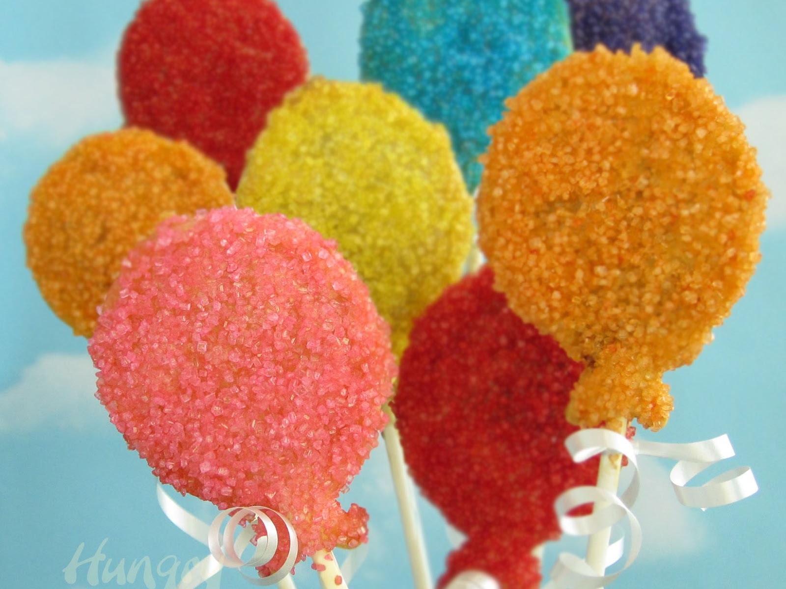 Разноцветные леденцы на день рождения