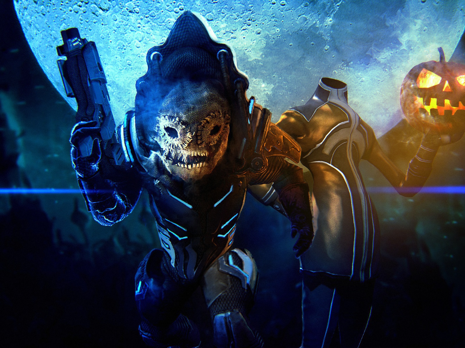 Хэллоуин нападения инопланетян