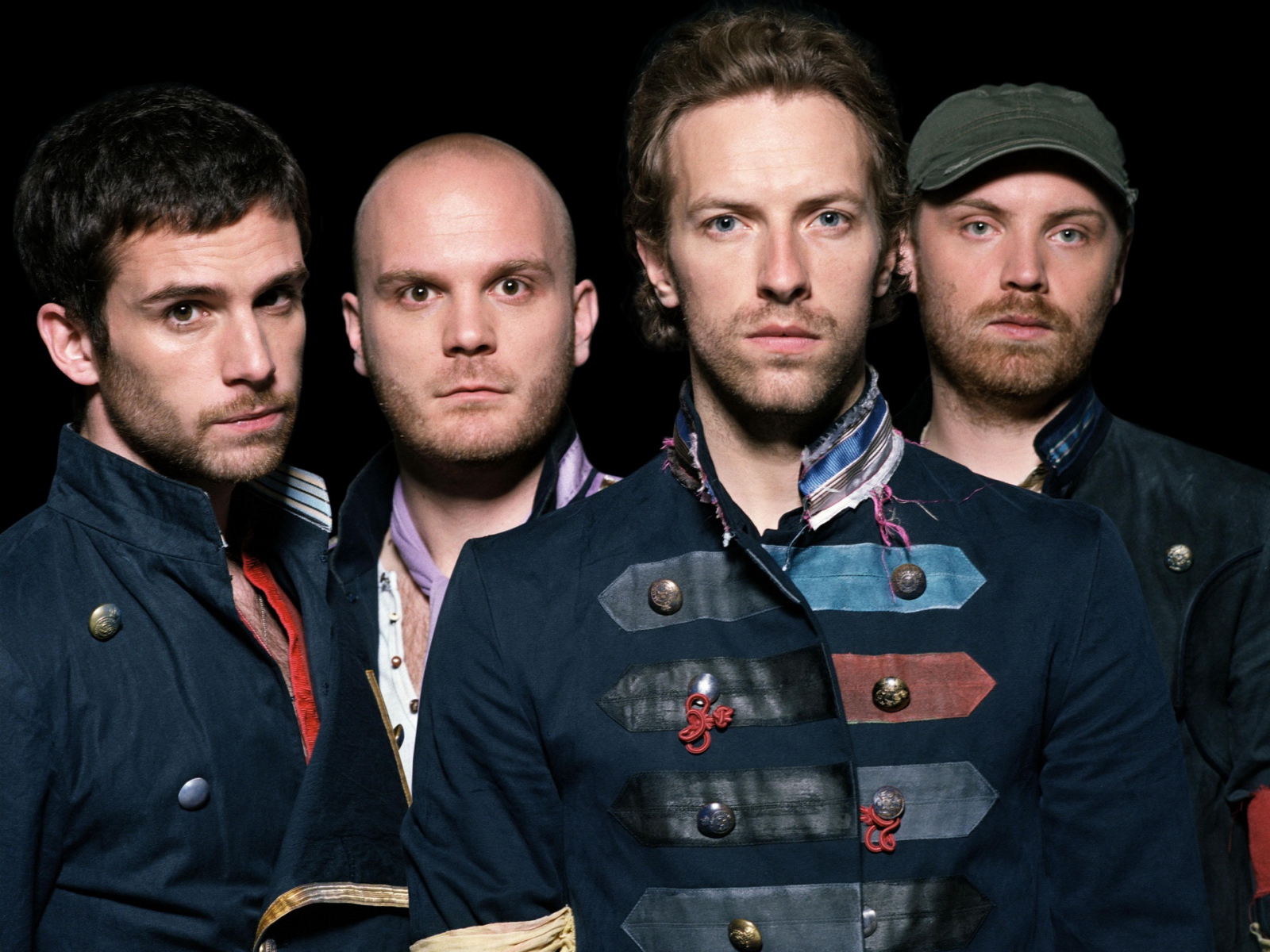 Coldplay группа крупным планом