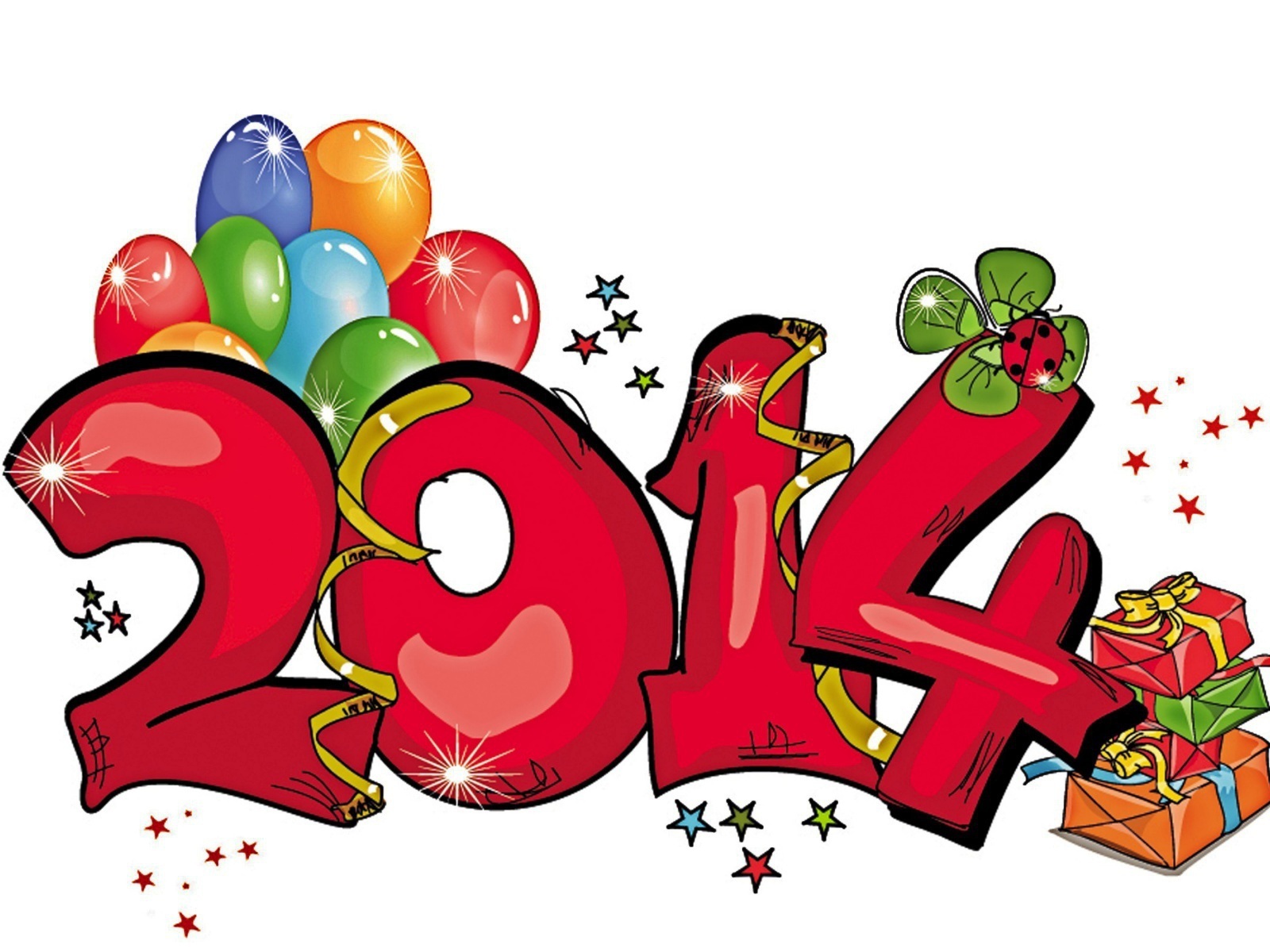 2014, красивый рисунок