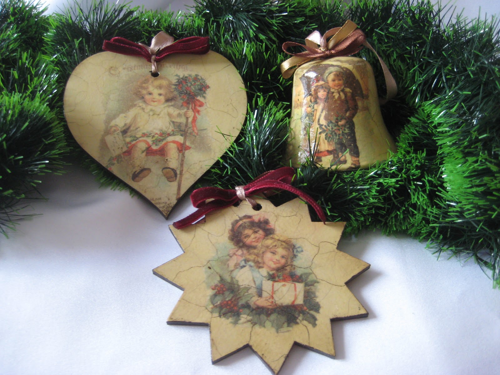 Bинтажные елочные игрушки