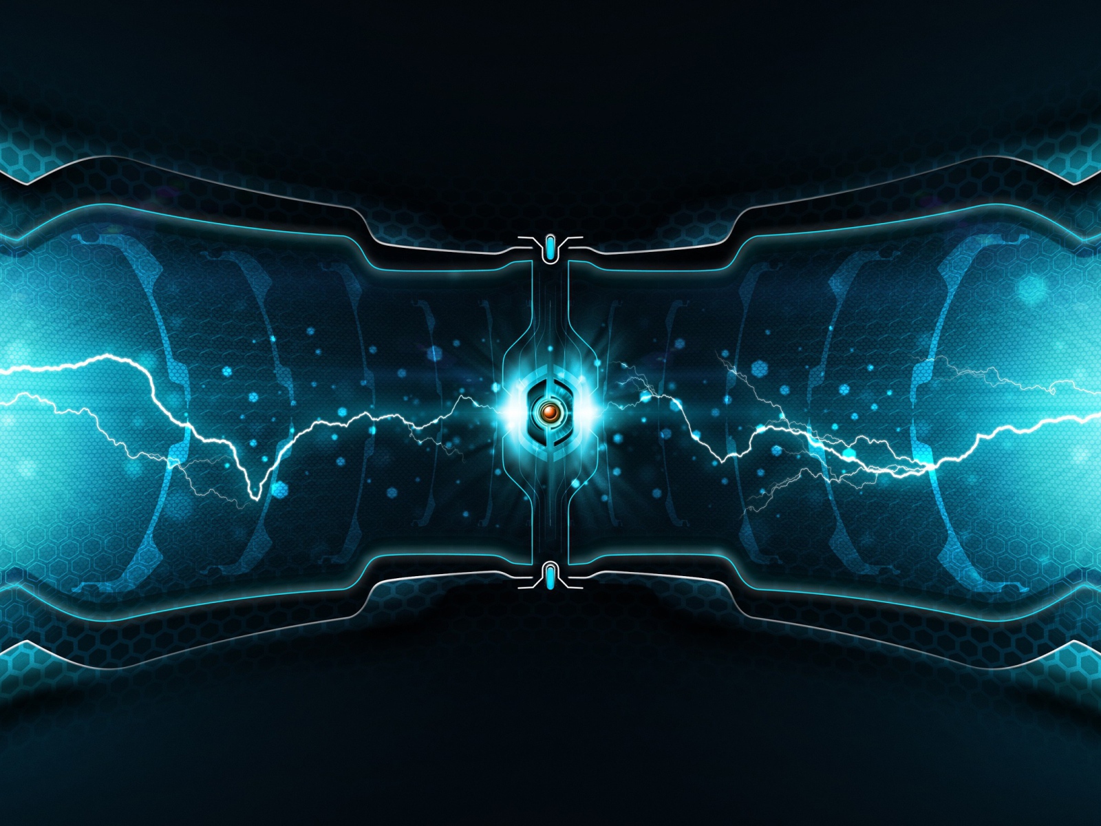 Абстракция с молнией