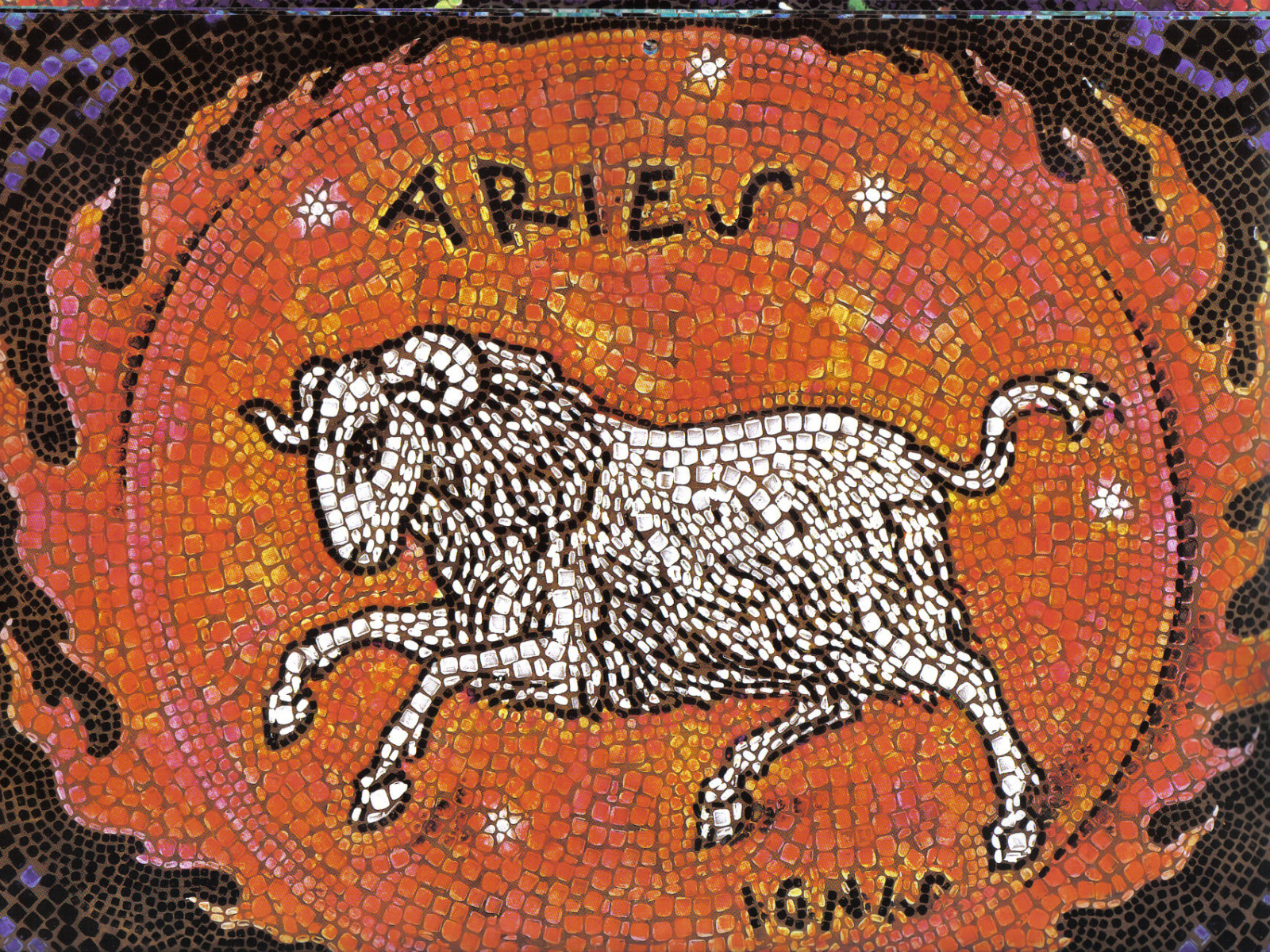 Овен, мозаика