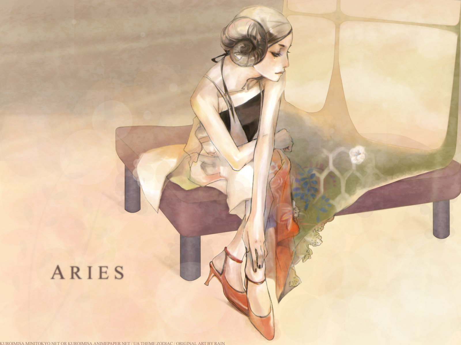 Овен в образе девушки