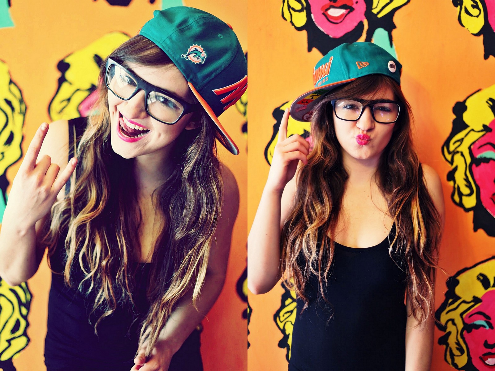 Молодая девушка, swag