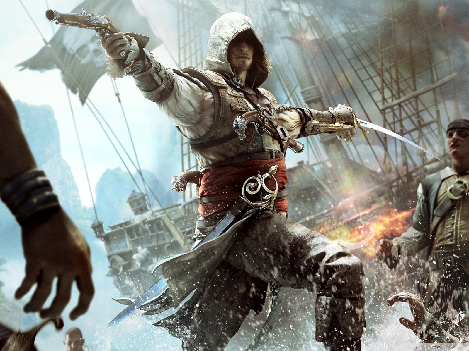 Assassin's creed IV сразу двоих