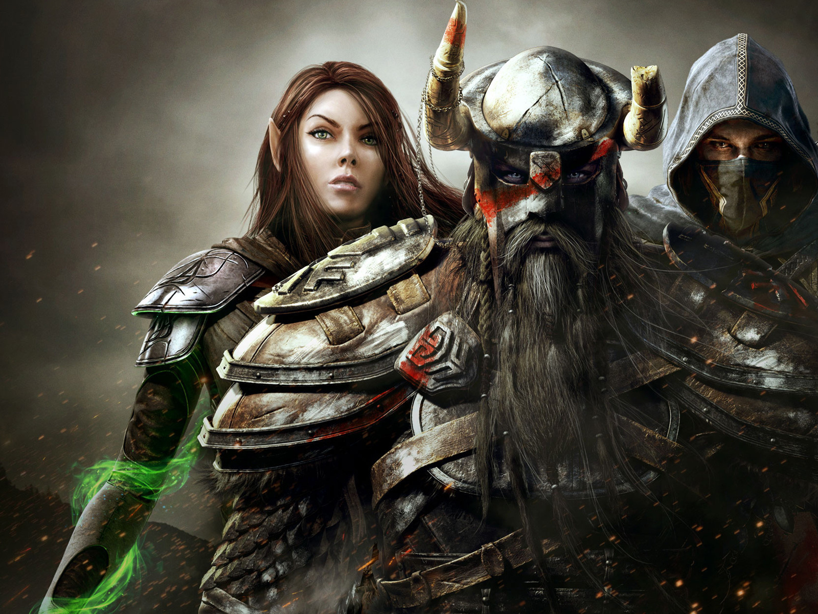 Elder Scrolls Online: варвар маг и лучник