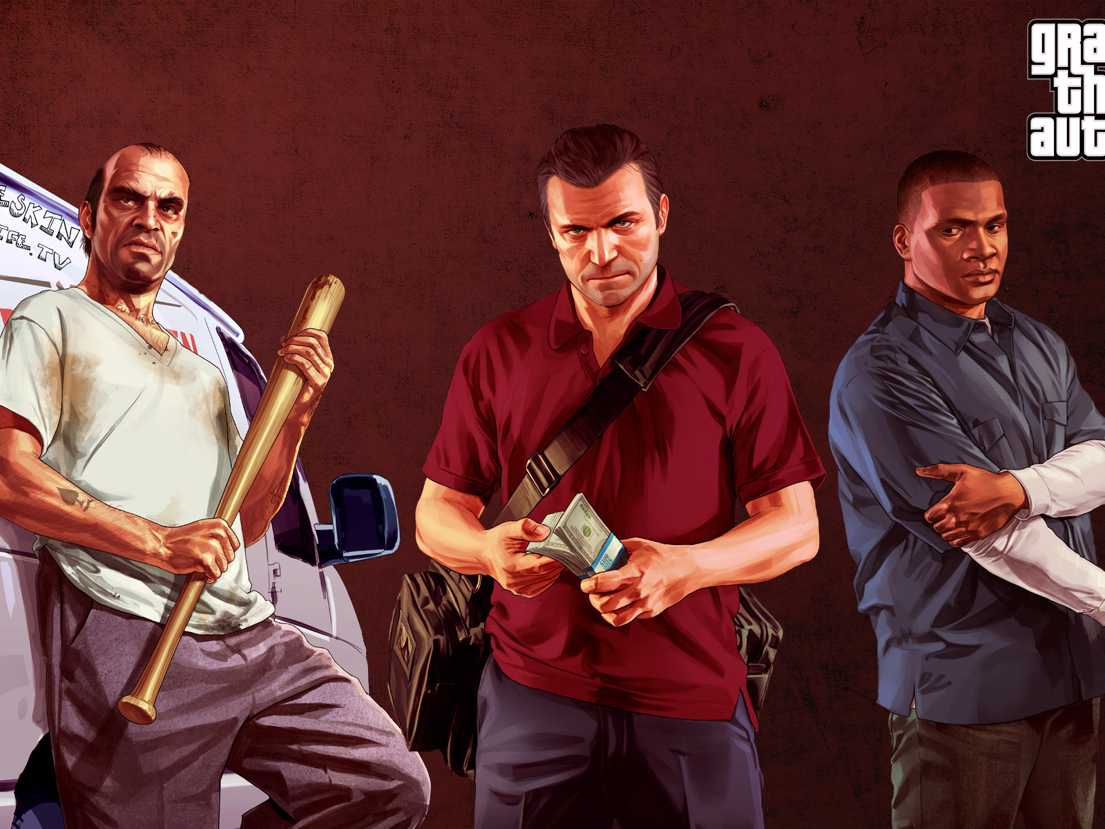 Grand Theft Auto V герои