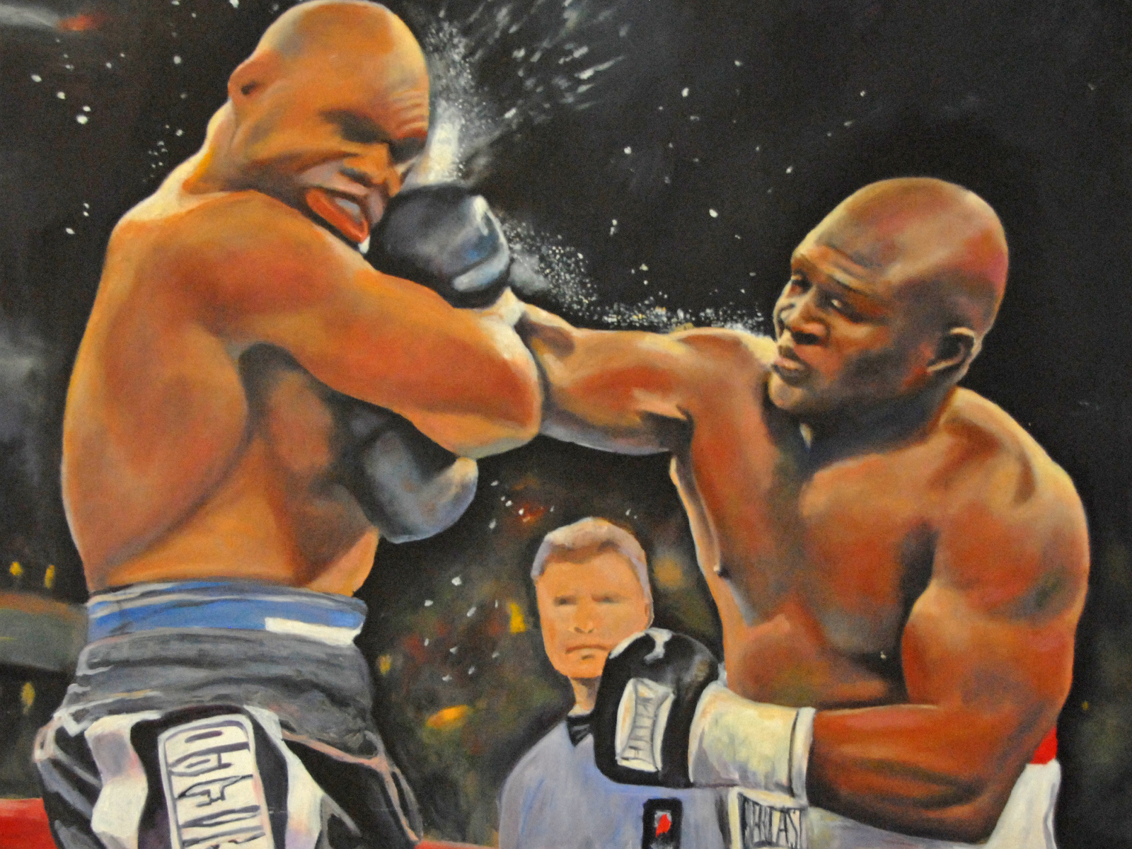 Легендарный боксер Джеймс Тони картина
