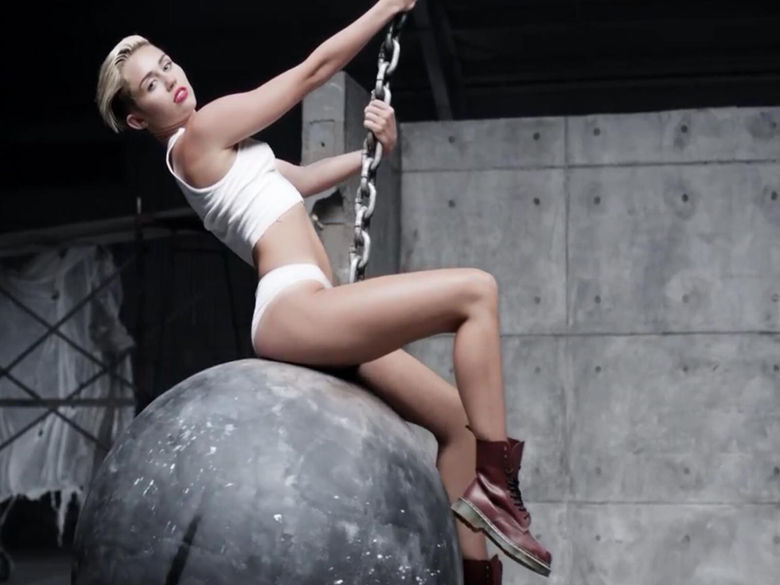 Miley Cyrus music video Wreckin Ball